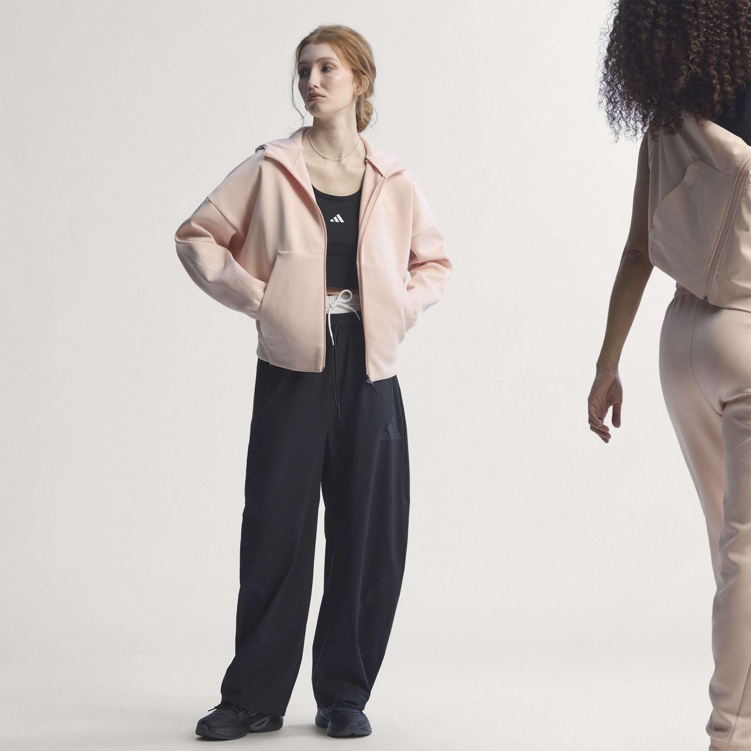 adidas Z.N.E. Full-Zip Hoodie, Pink, A701_ONE, large image number 11