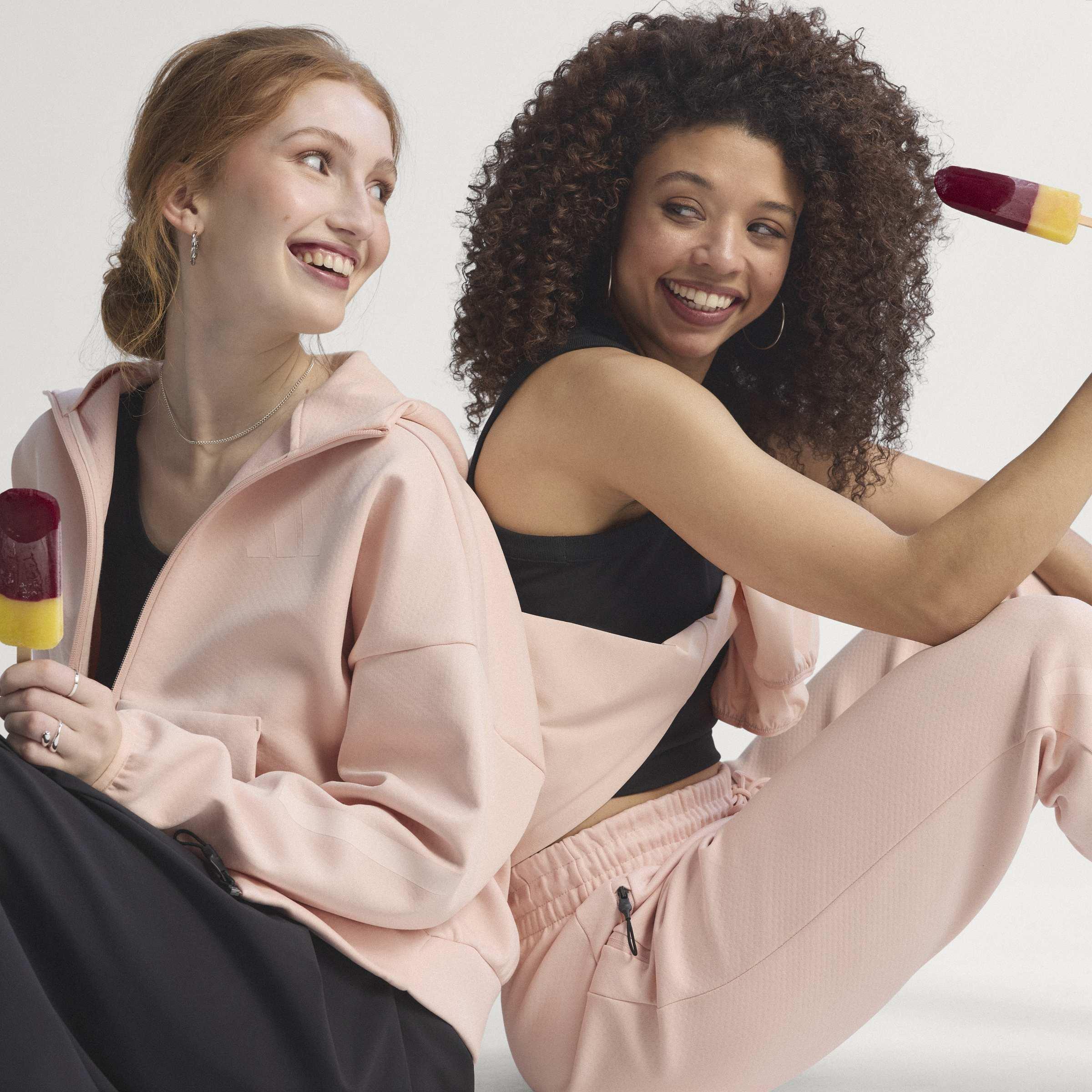 adidas Z.N.E. Full-Zip Hoodie, Pink, A701_ONE, large image number 13