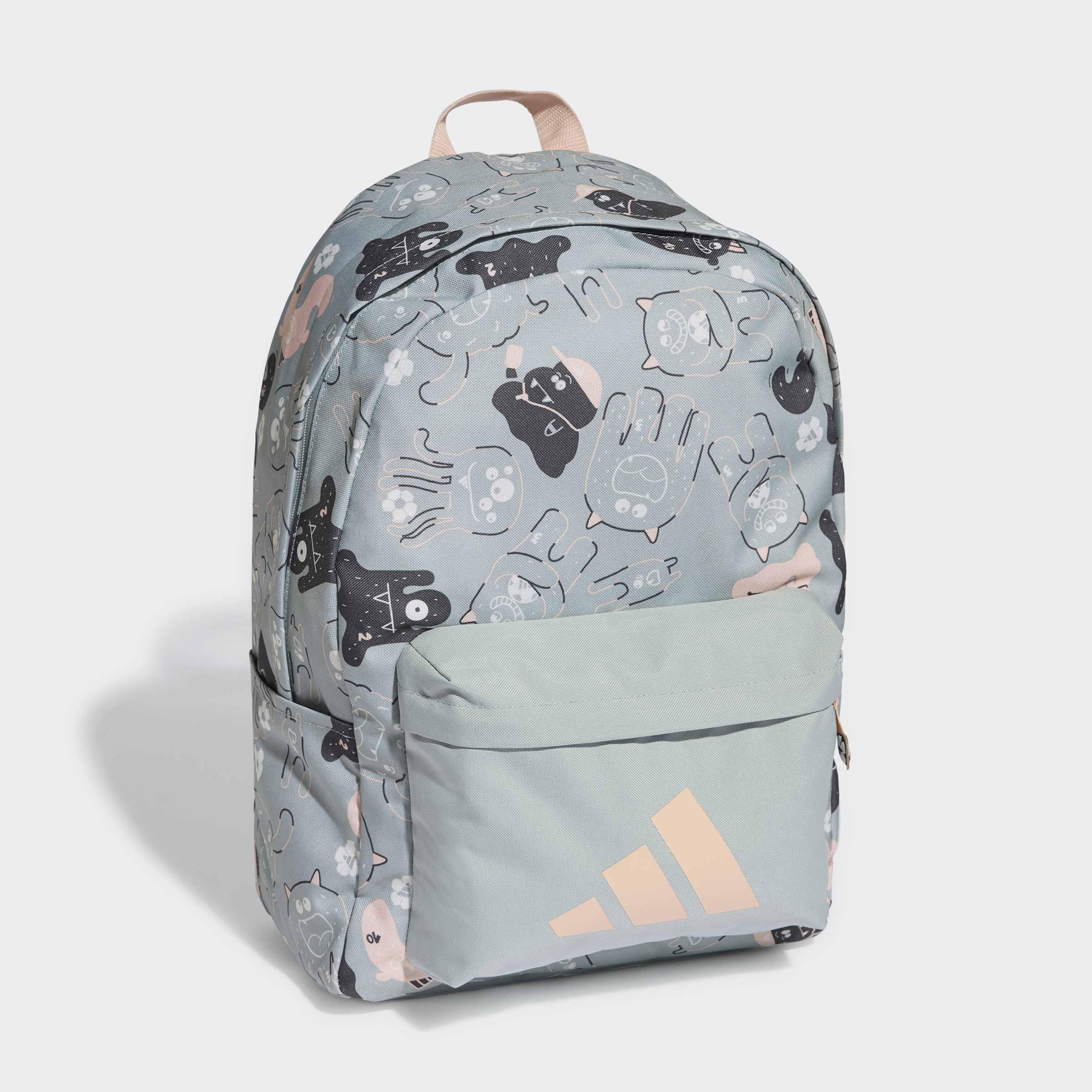 Kids Unisex Tiro_Nster Backpack, Green, A701_ONE, medium