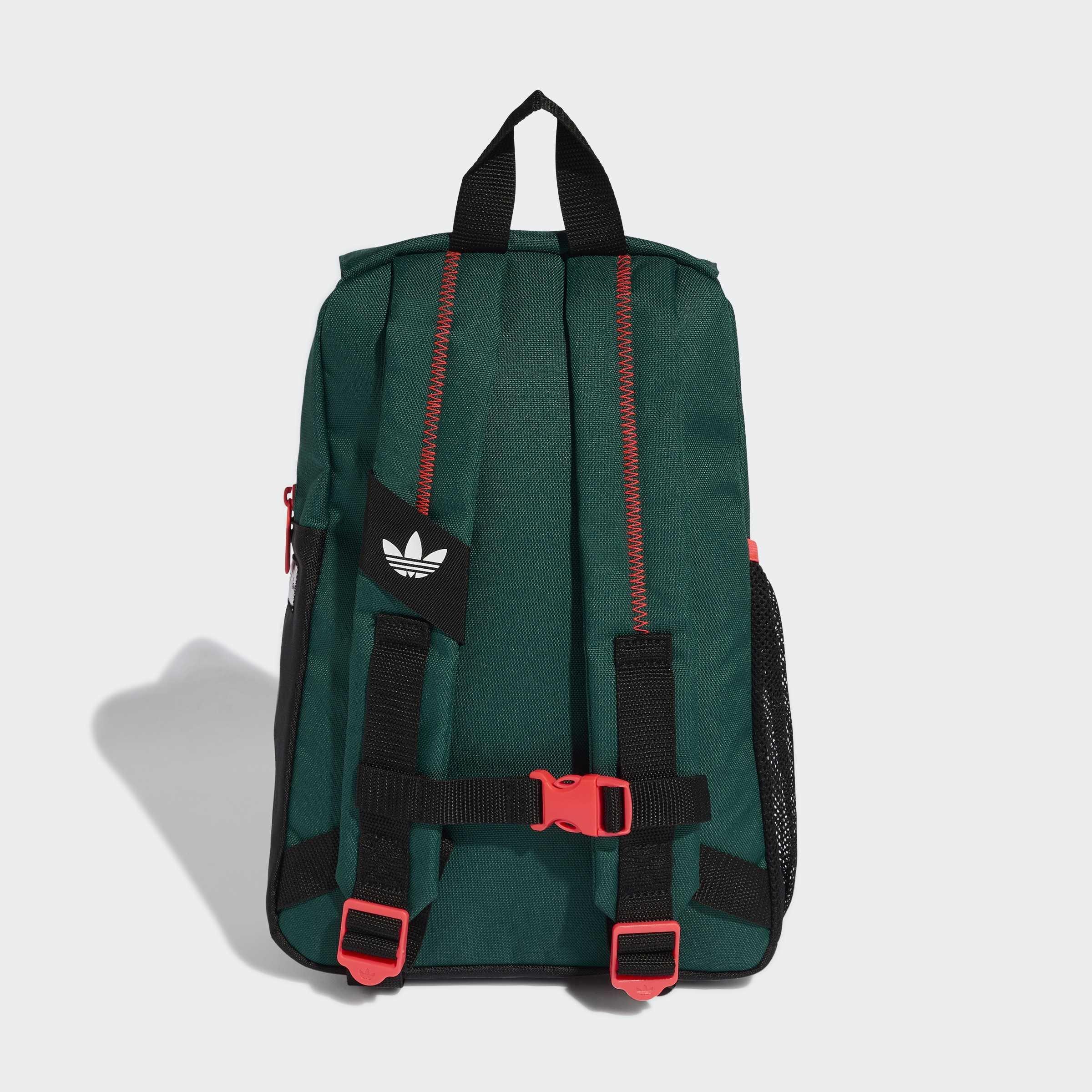 Kids Unisex Adidas Disney Little Kids Backpack, Green, A701_ONE, large image number 3