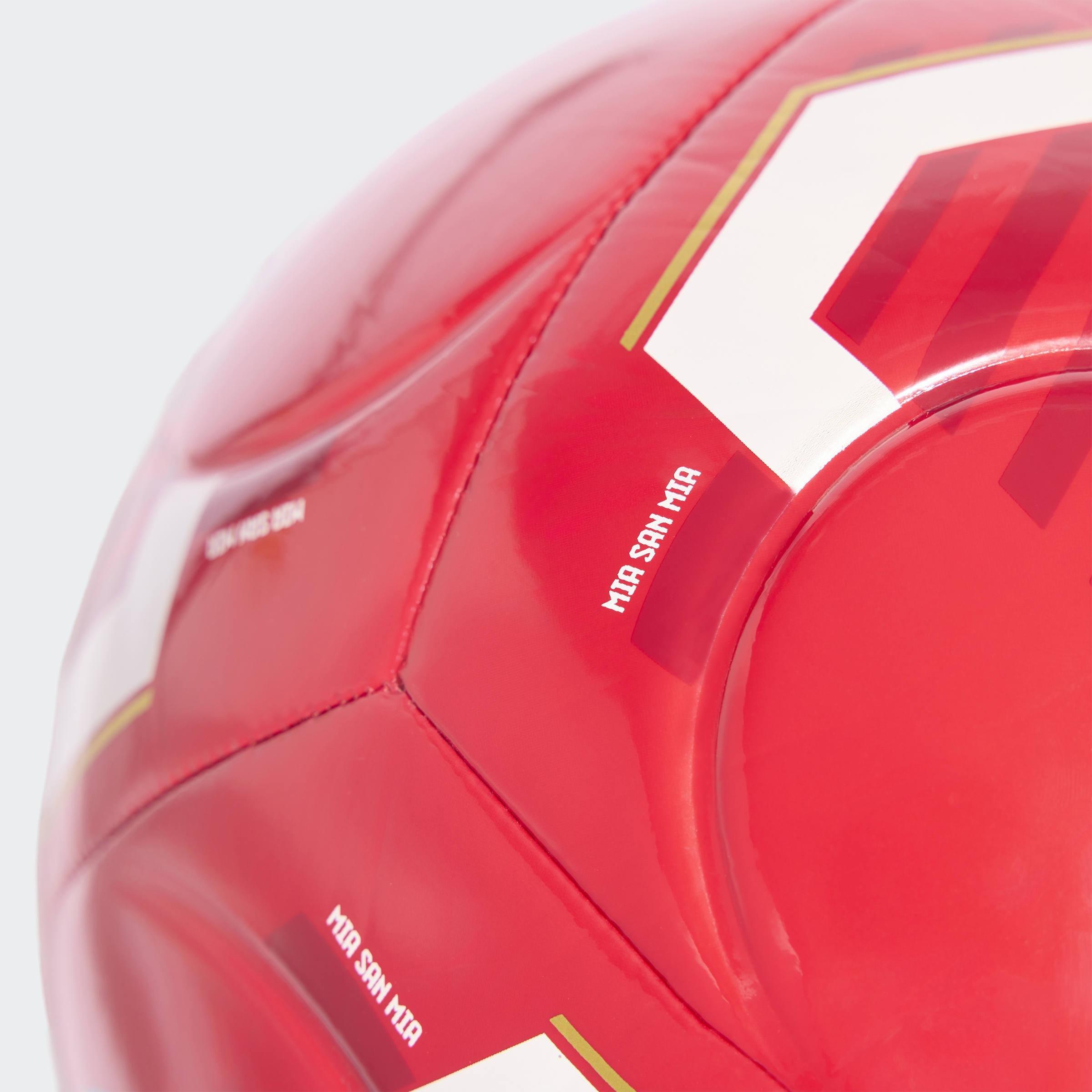 Unisex FC Bayern Home Club Ball, Red, A701_ONE, large image number 3