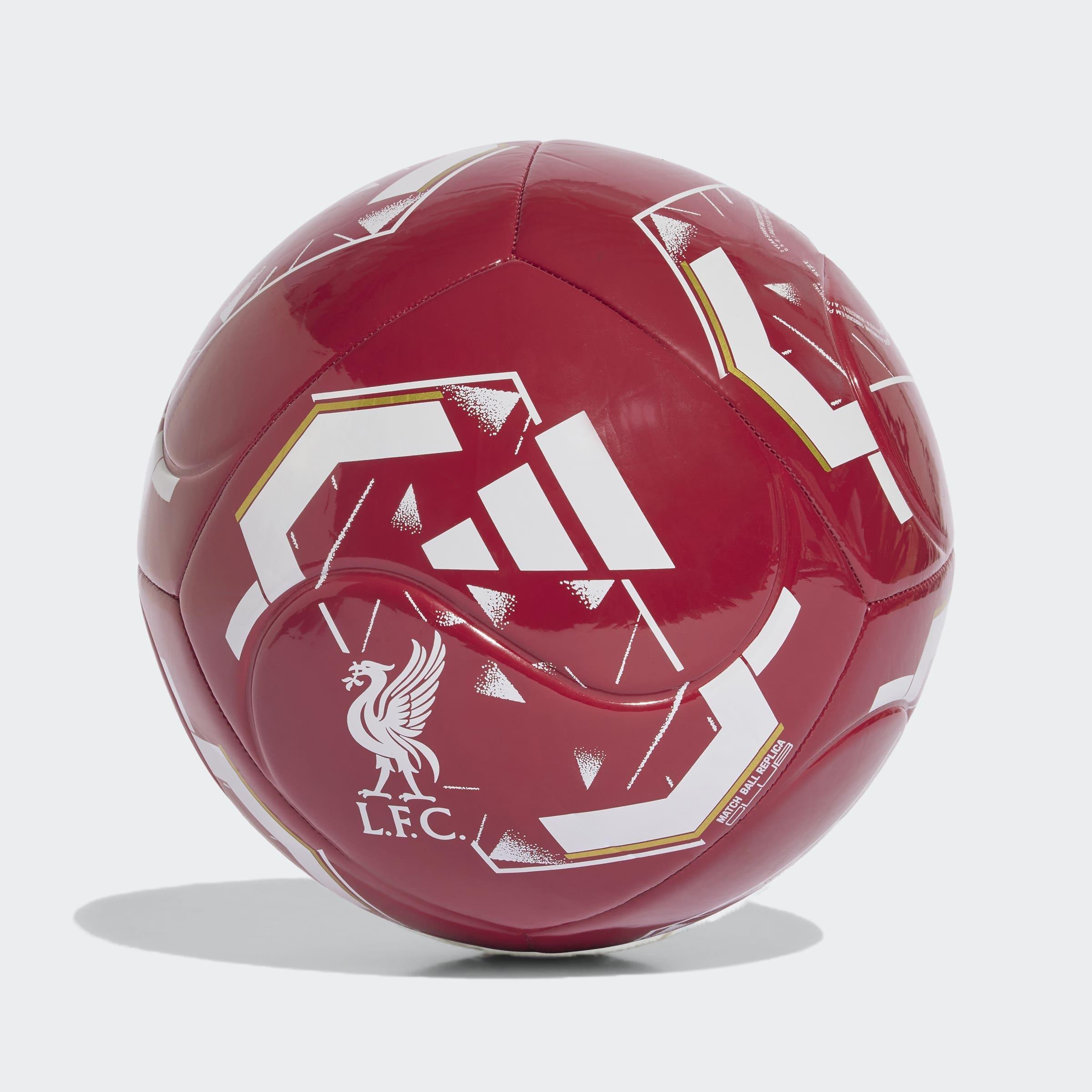 Unisex Liverpool FC Home Club Ball, Burgundy, A701_ONE, large image number 0