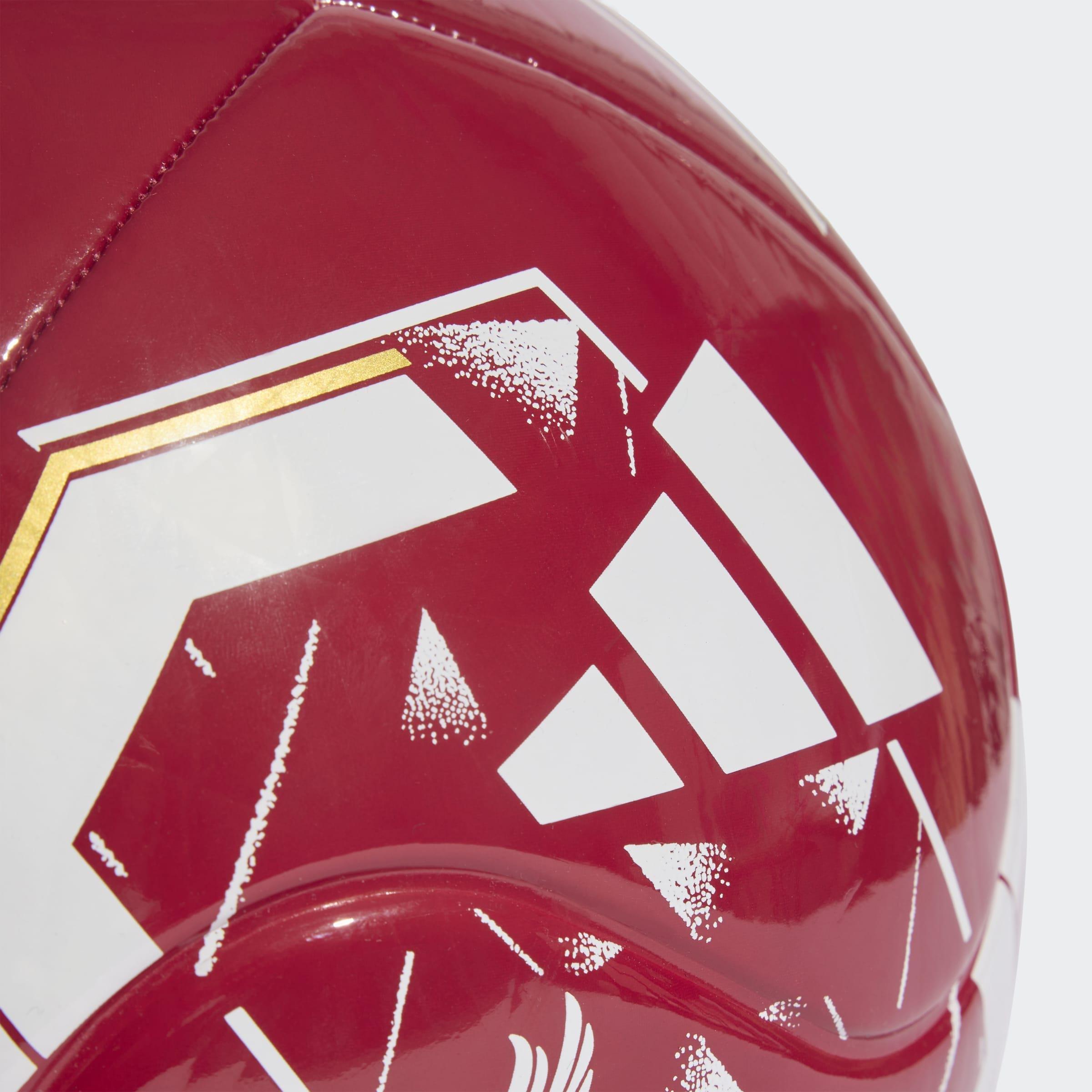 Unisex Liverpool FC Home Club Ball, Burgundy, A701_ONE, large image number 3
