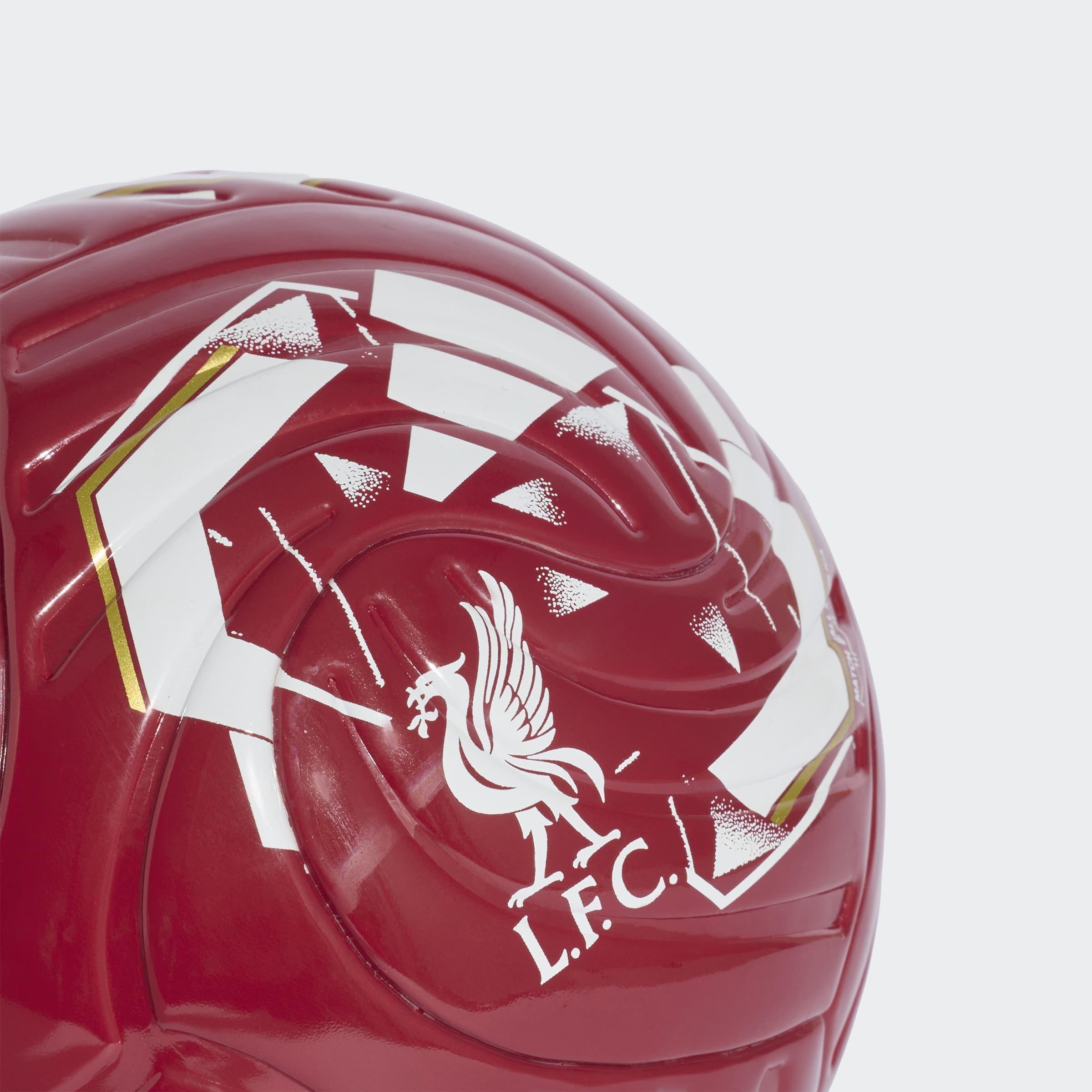 Unisex Liverpool FC Home Mini Ball, Burgundy, A701_ONE, large image number 2