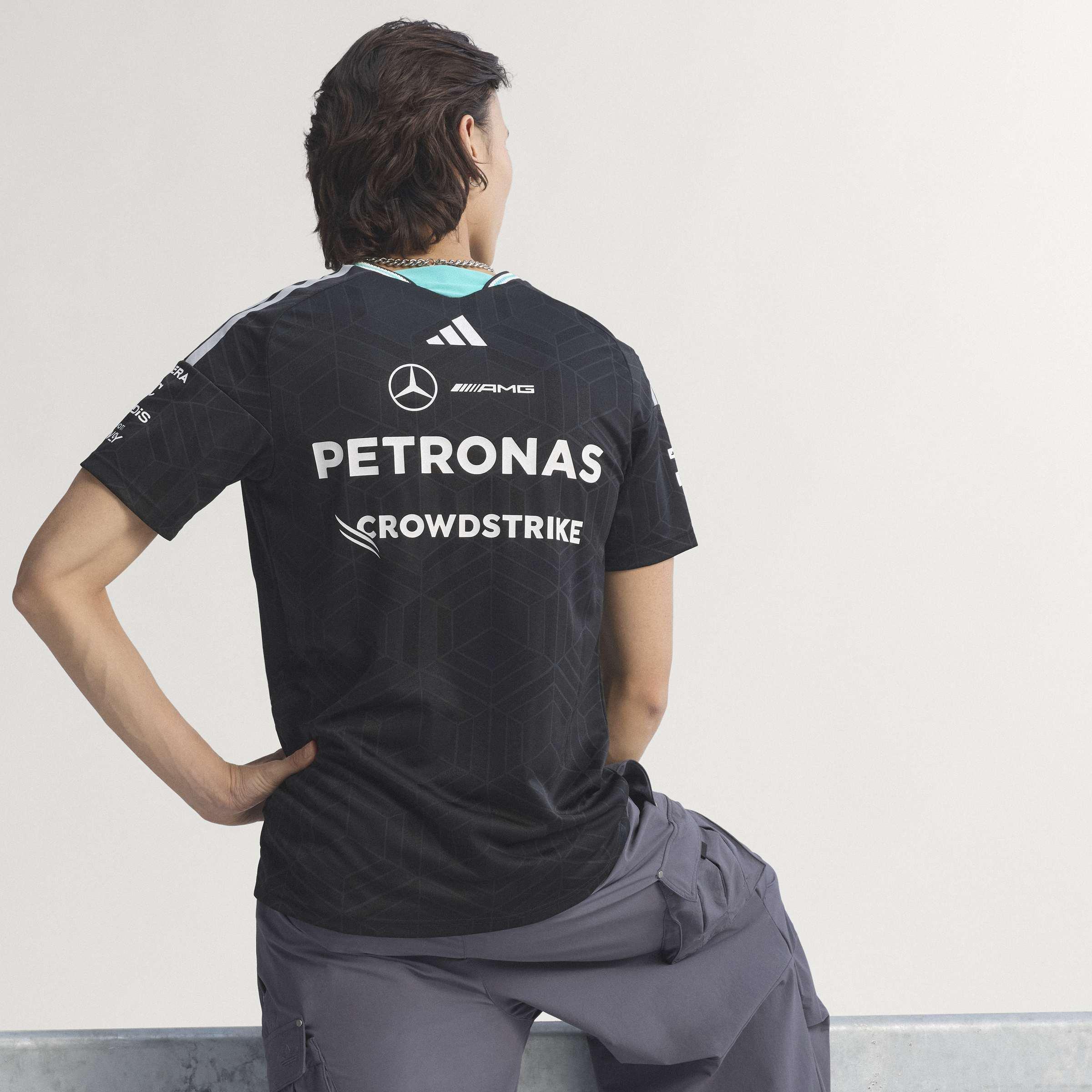 Mercedes - AMG Petronas Formula 1 Team Driver Jersey Authentic, Black, A701_ONE, large image number 6