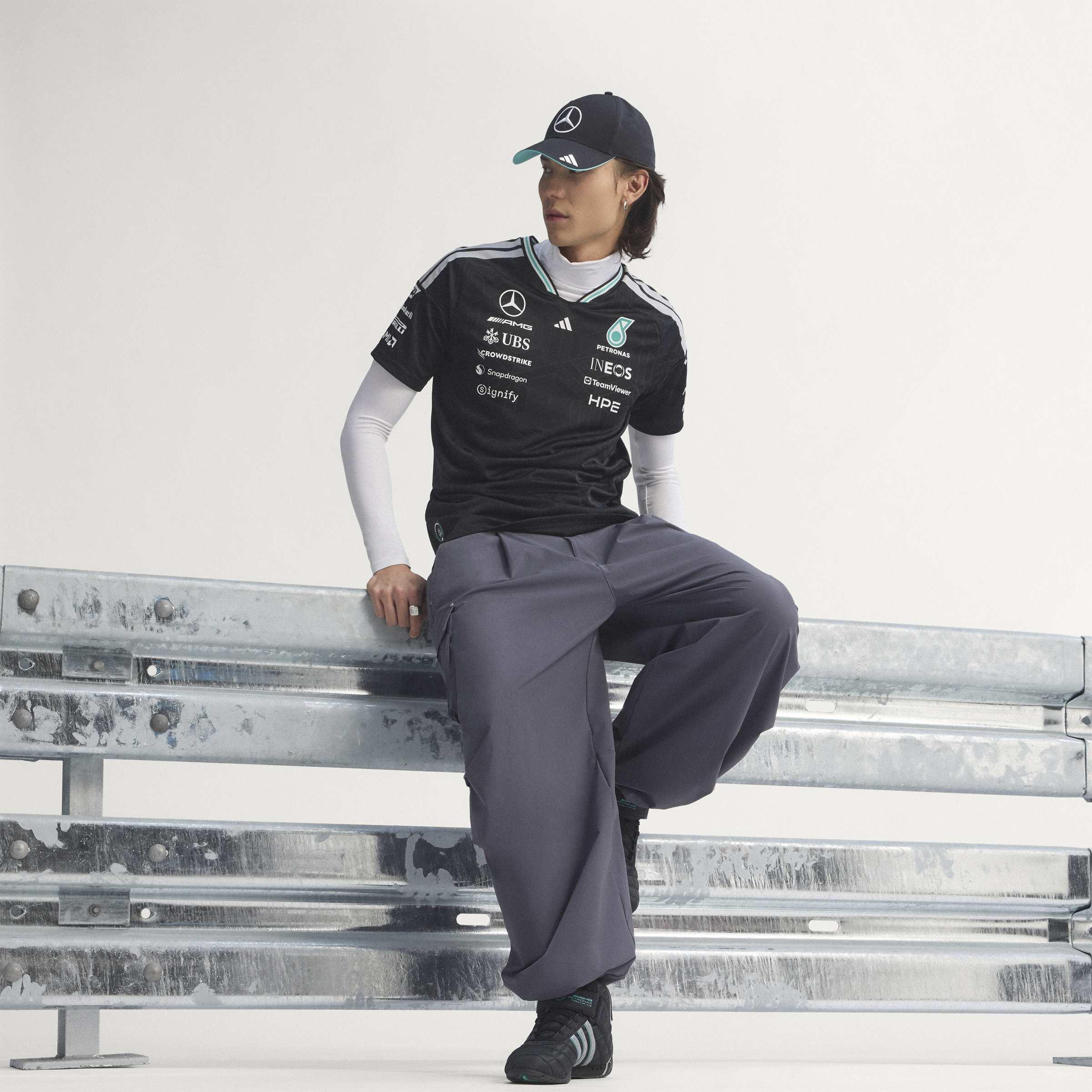 Mercedes - AMG Petronas Formula 1 Team Driver Jersey Authentic, Black, A701_ONE, large image number 7