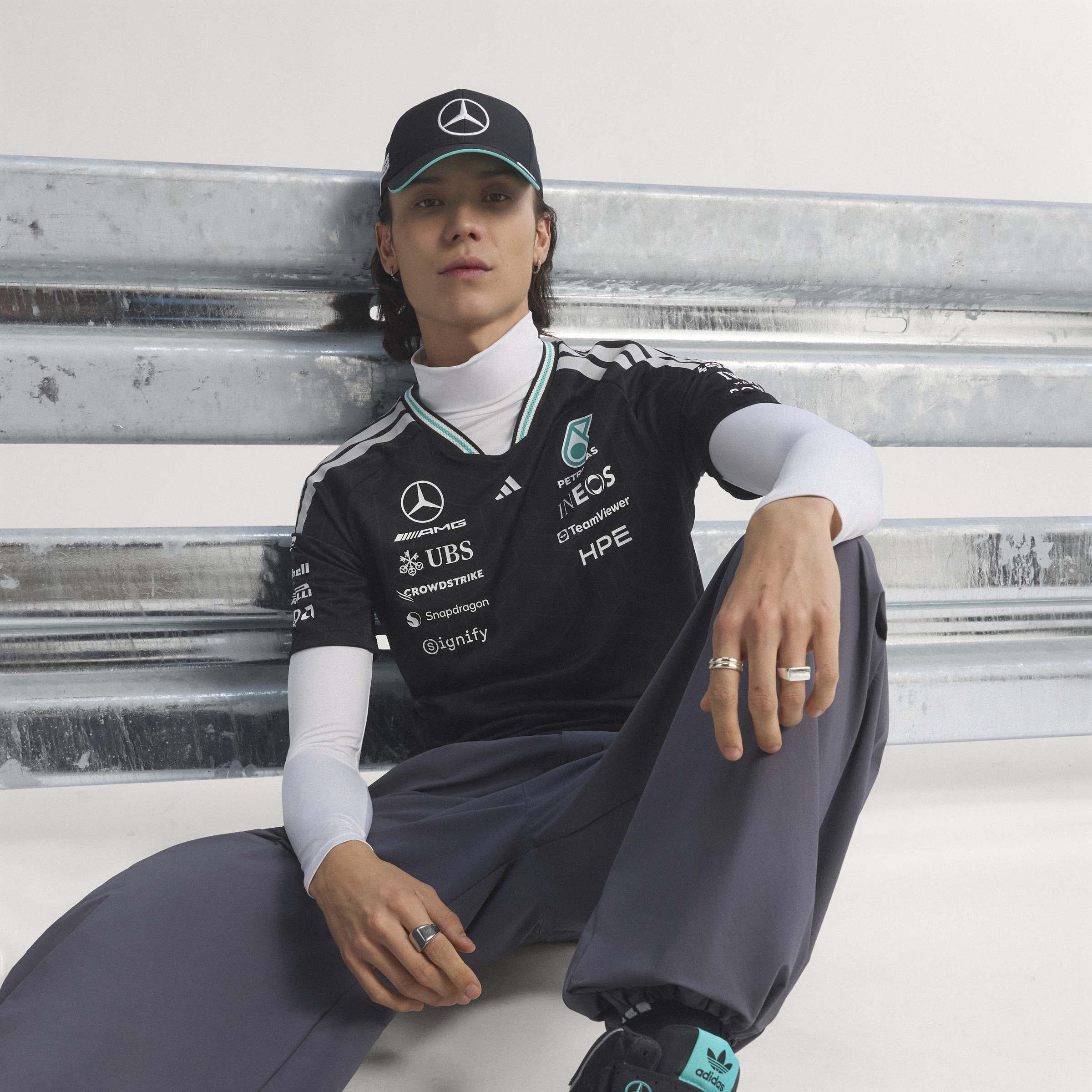 Mercedes - AMG Petronas Formula 1 Team Driver Jersey Authentic, Black, A701_ONE, large image number 10