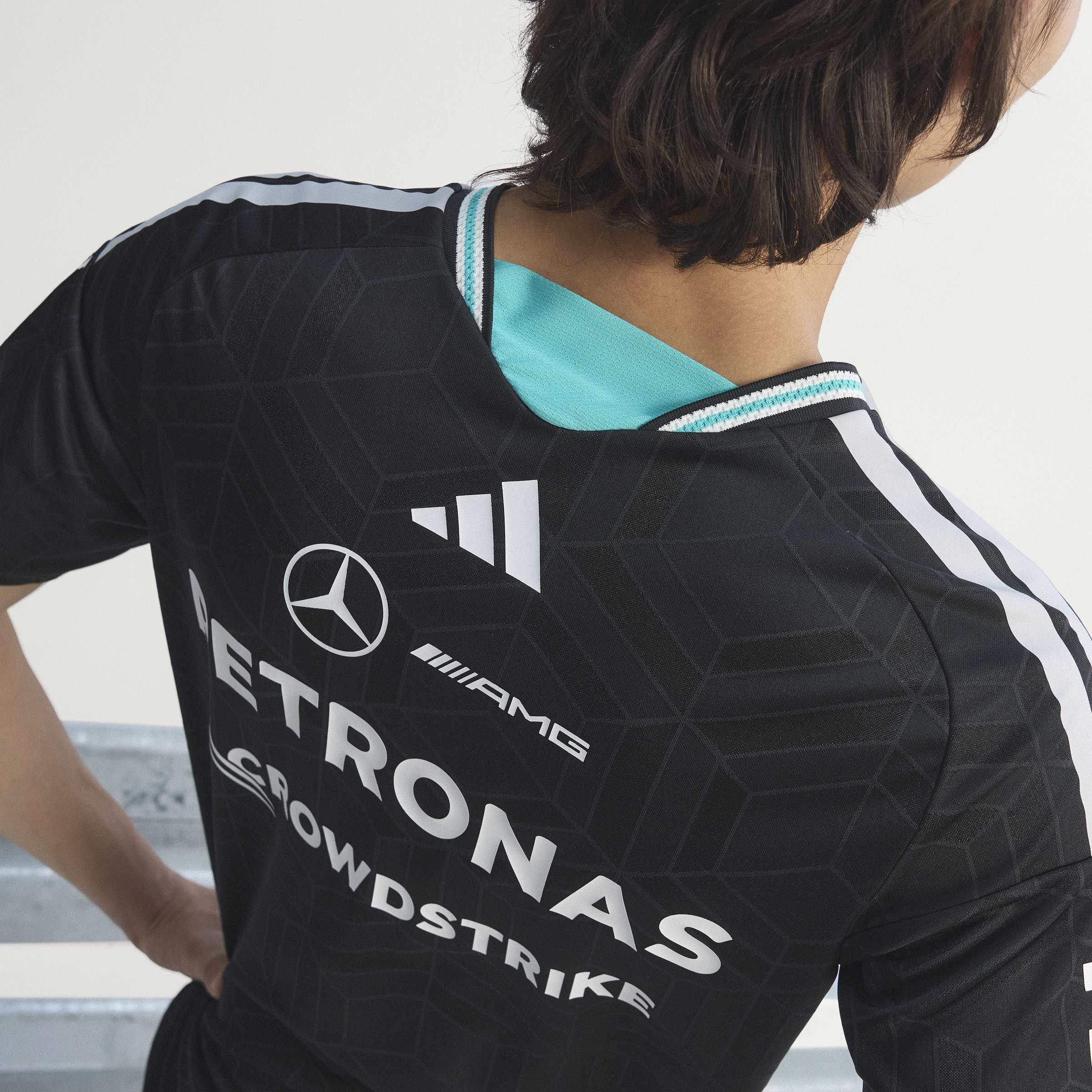 Mercedes - AMG Petronas Formula 1 Team Driver Jersey Authentic, Black, A701_ONE, large image number 12