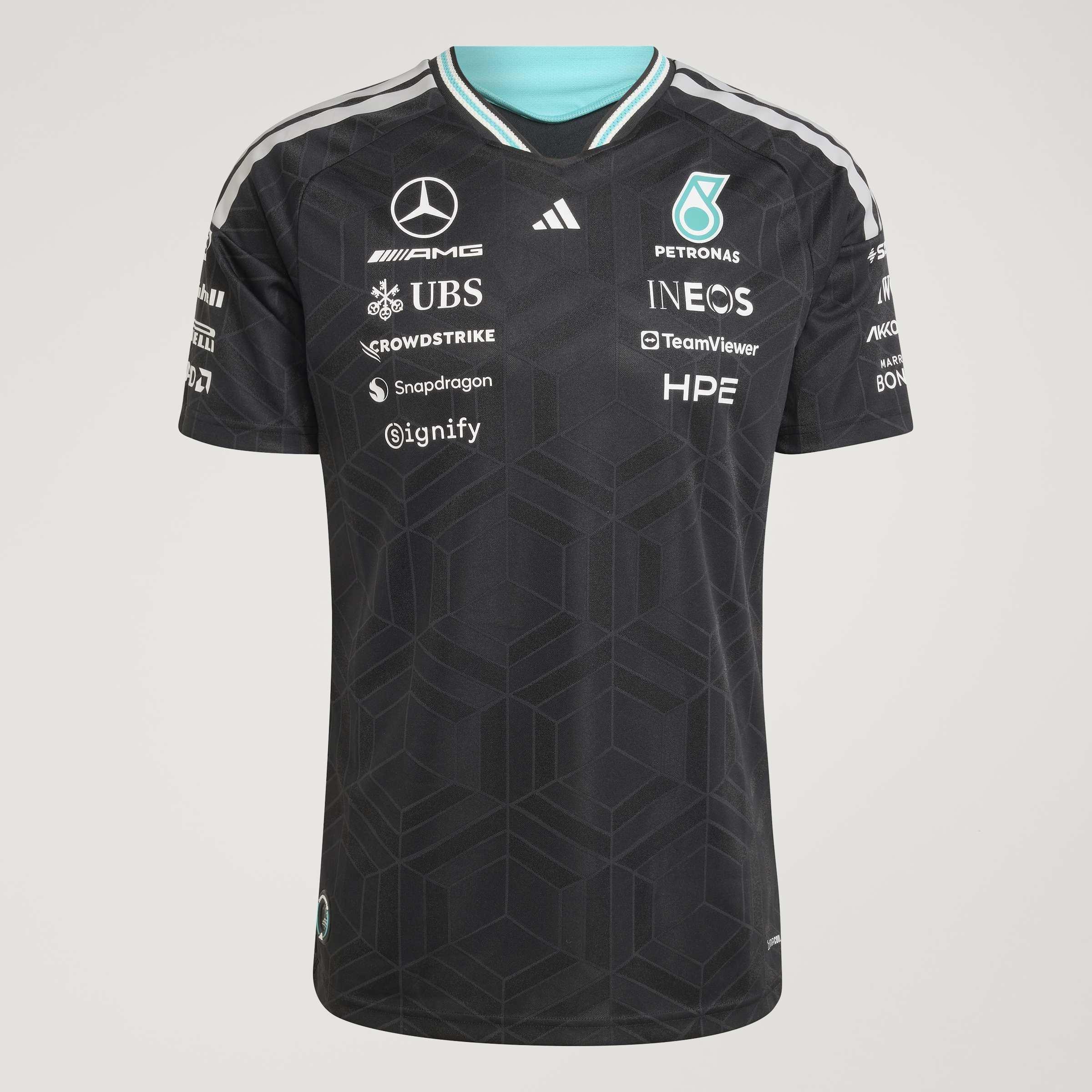 Mercedes - AMG Petronas Formula 1 Team Driver Jersey Authentic, Black, A701_ONE, large image number 13