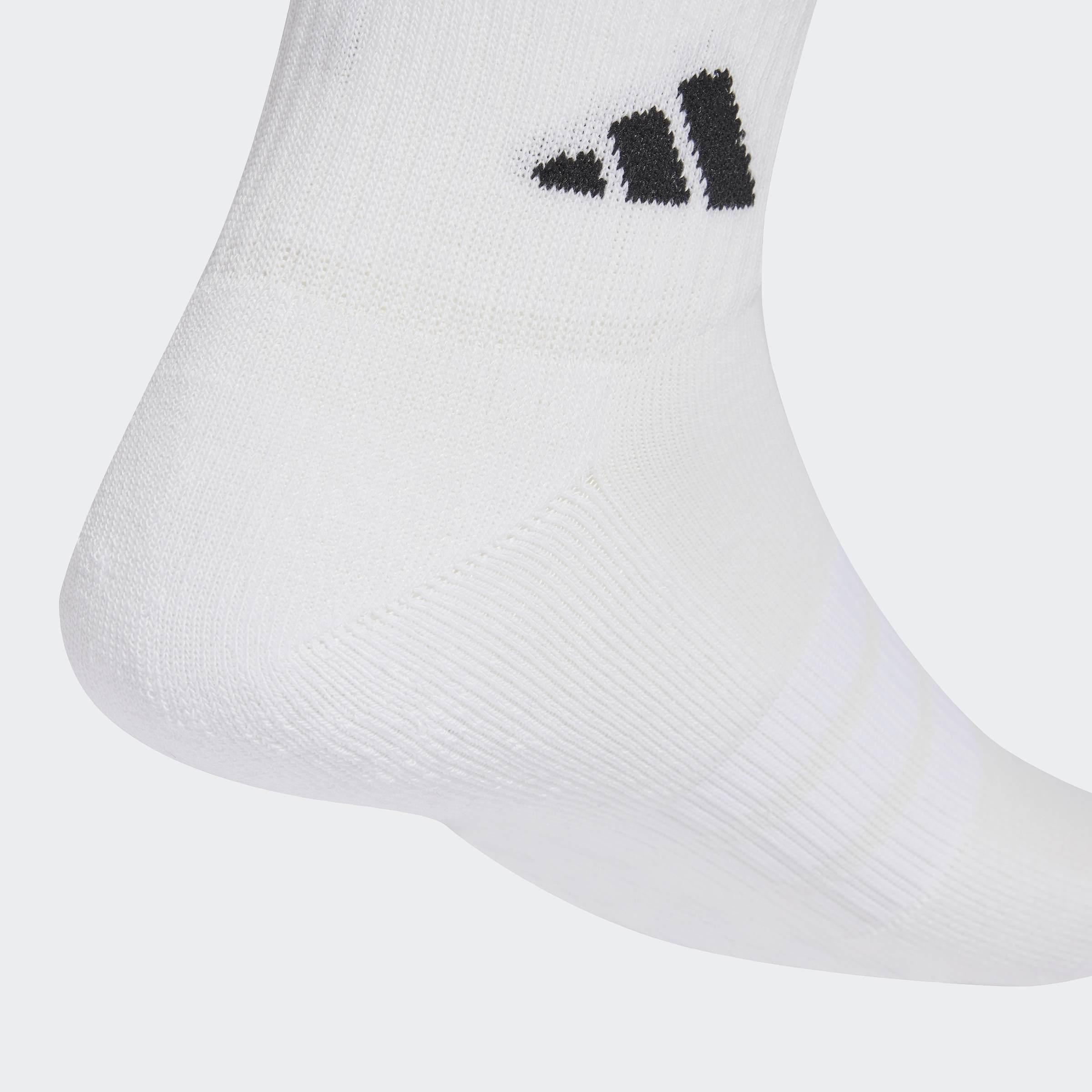 Unisex Cushioned Essentials Ankle Socks - 6 Pair Pack, White, A701_ONE, large image number 3