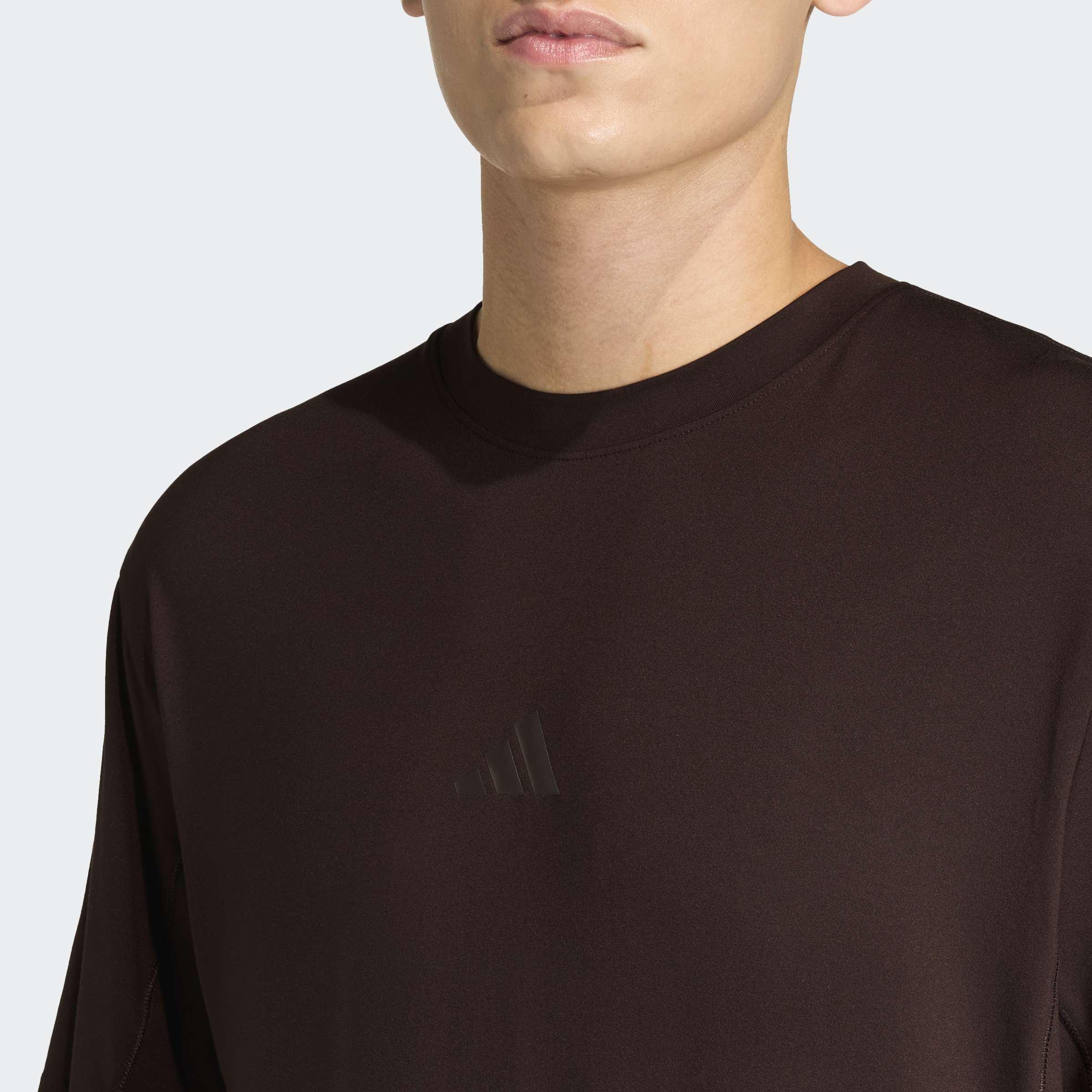 Puremotion T-Shirt, Brown, A701_ONE, large image number 3