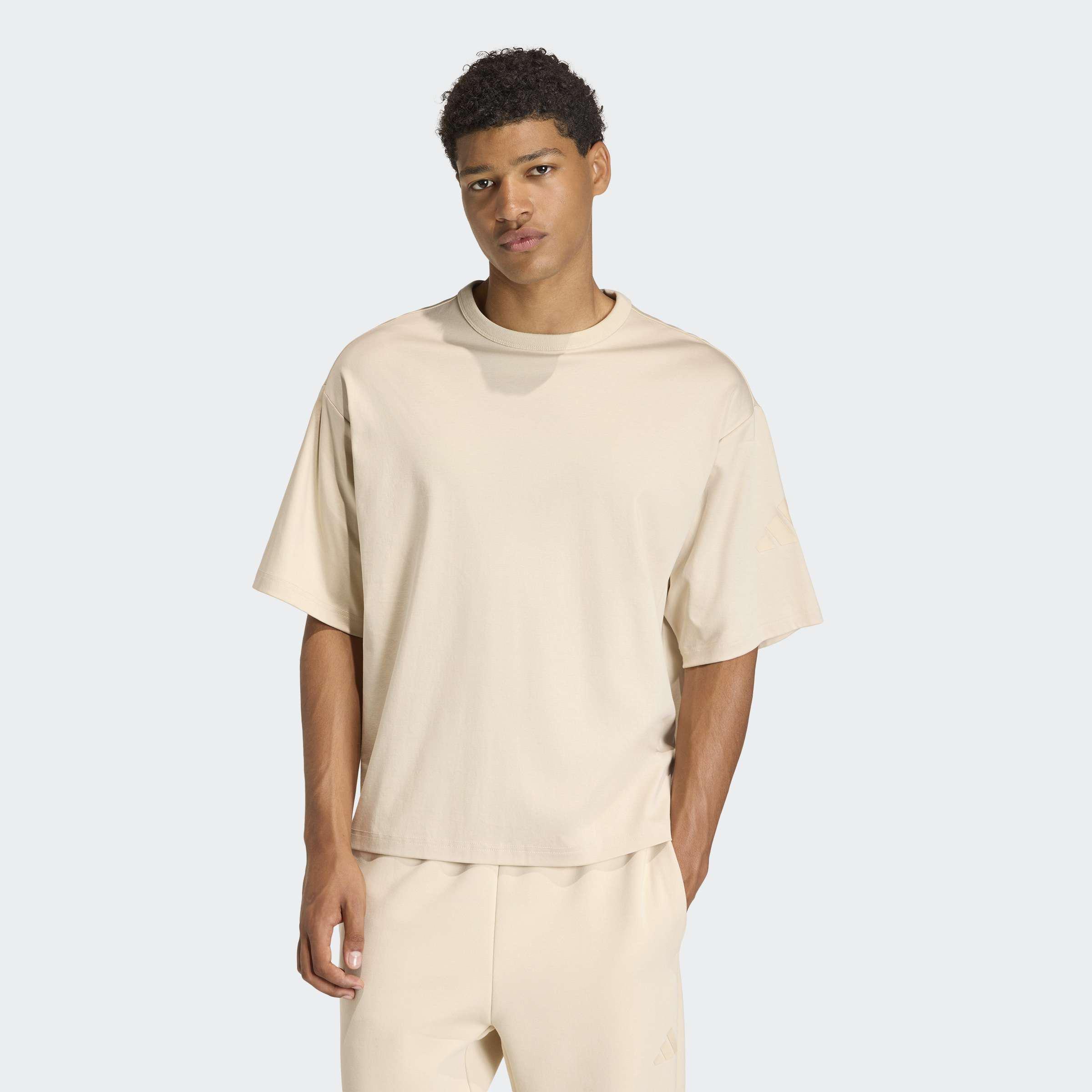 Soft Lux T-Shirt, Beige, A701_ONE, large image number 4