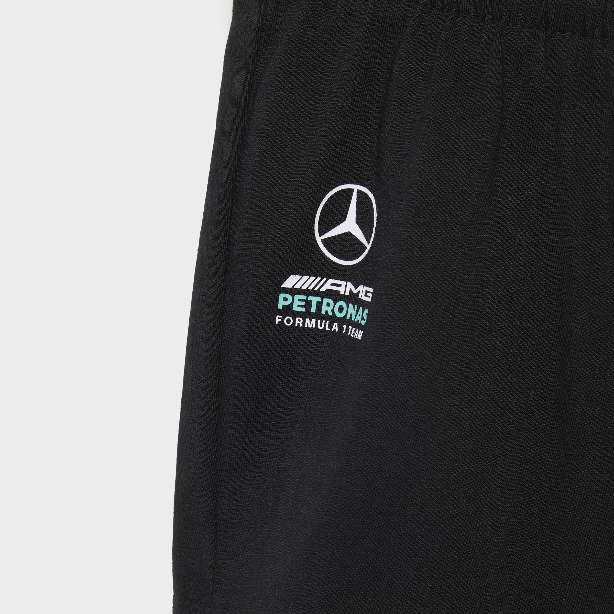 Kids Unisex Mercedes - Amg Petronas Formula 1 Team Dna Baby Jogger Short Sleeve, Black, A701_ONE, large image number 3