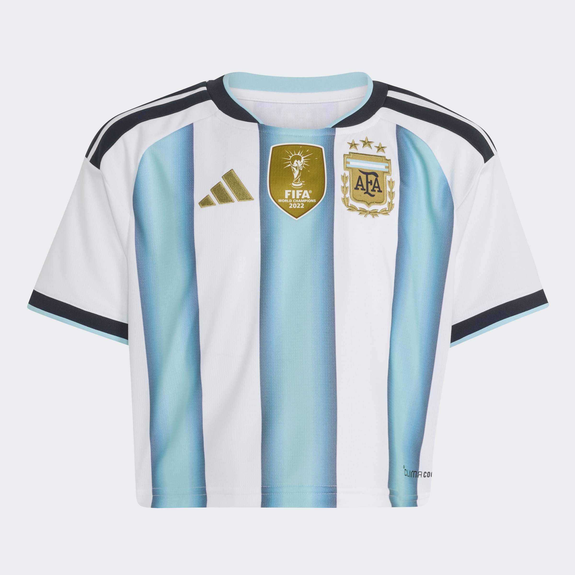 Argentina 26 Home Cropped Jersey, White