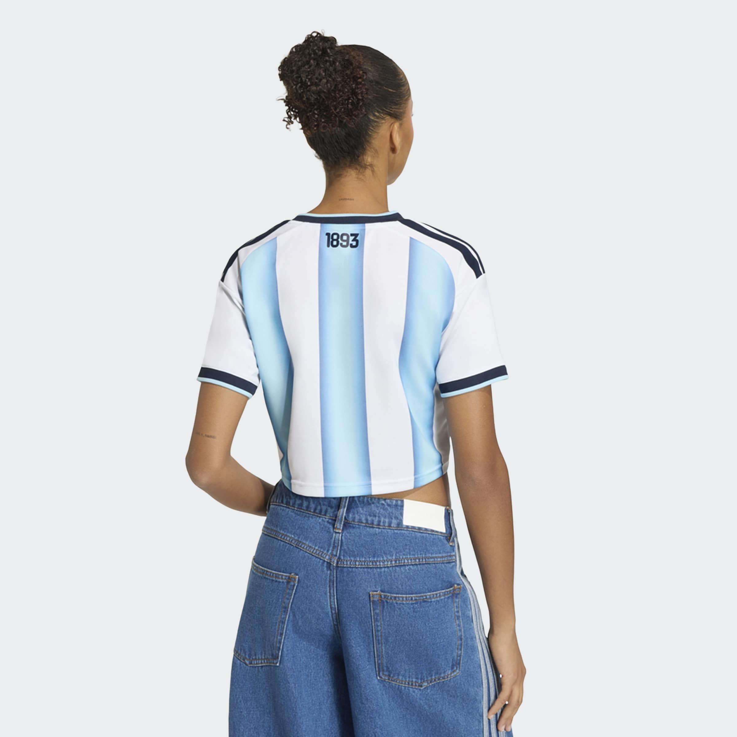 Argentina 26 Home Cropped Jersey, White, A701_ONE, large image number 2