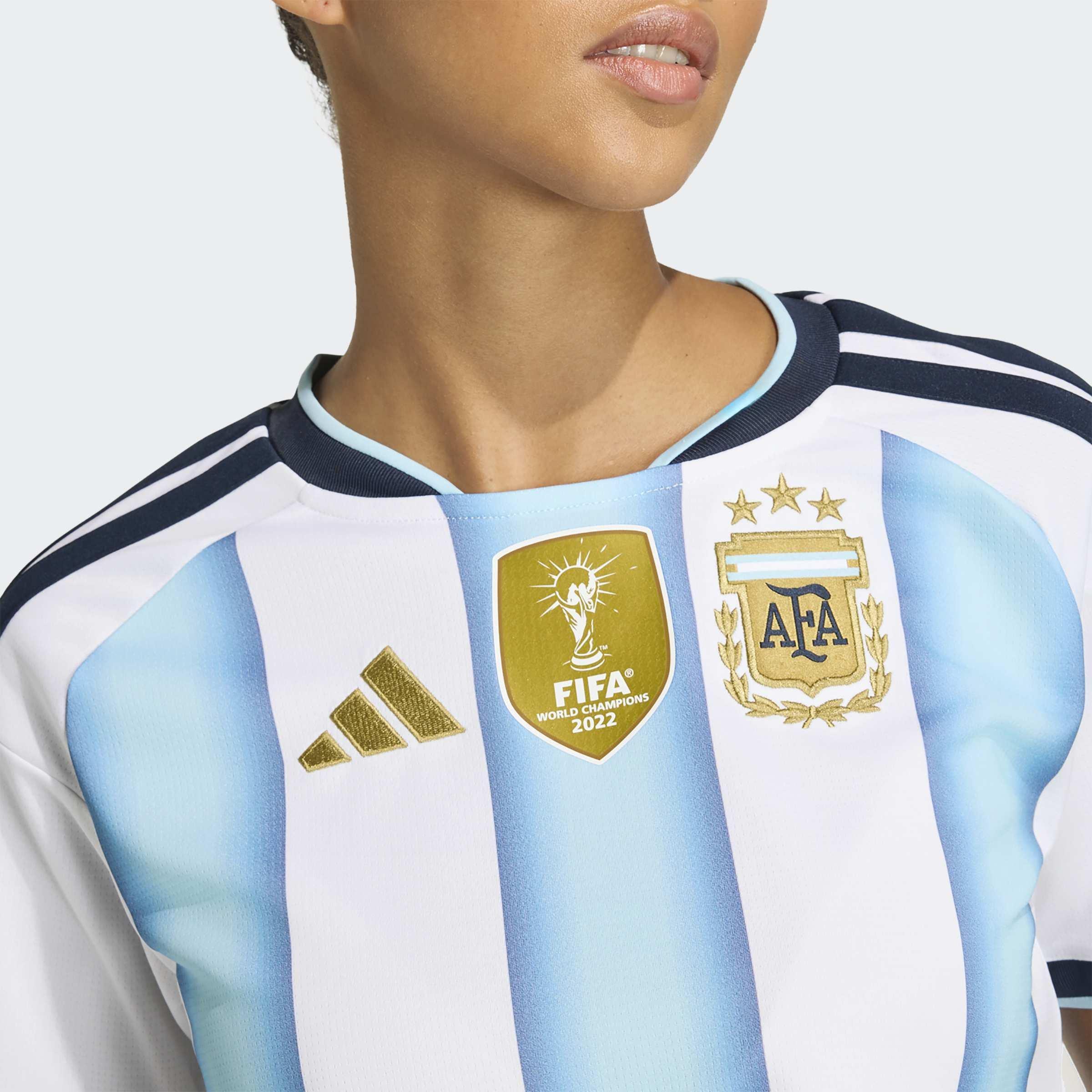 Argentina 26 Home Cropped Jersey, White, A701_ONE, large image number 4