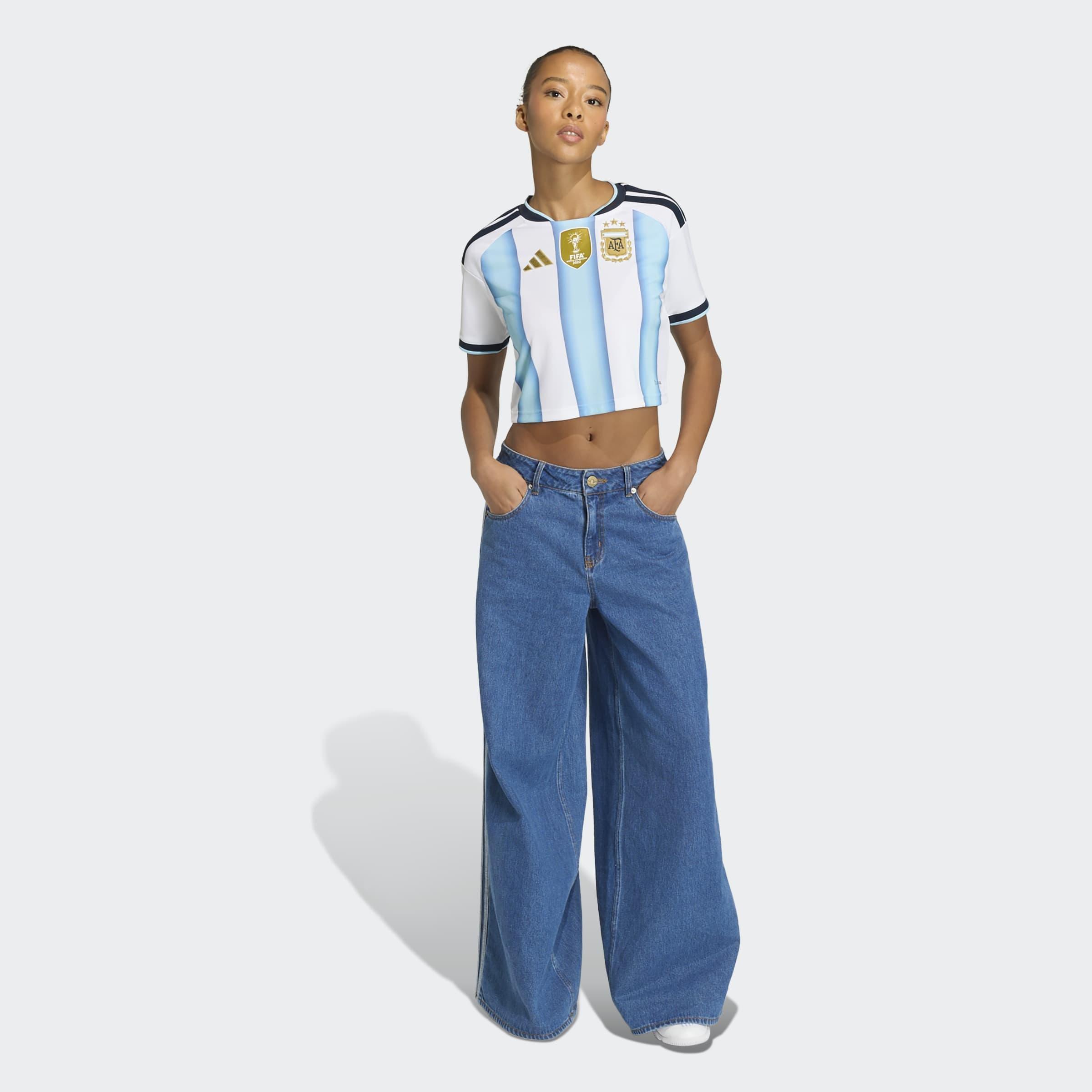 Argentina 26 Home Cropped Jersey, White, A701_ONE, large image number 6