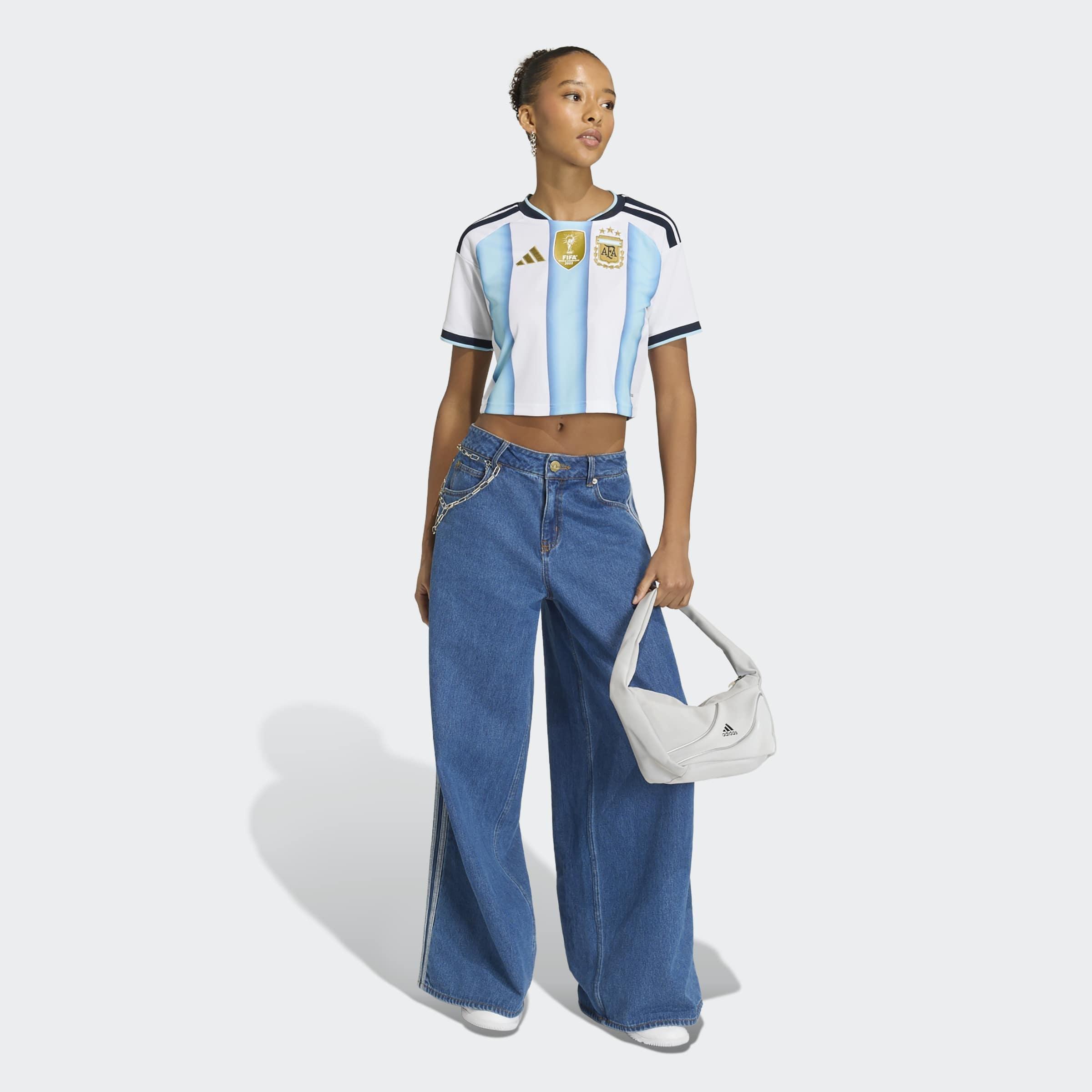 Argentina 26 Home Cropped Jersey, White, A701_ONE, large image number 7