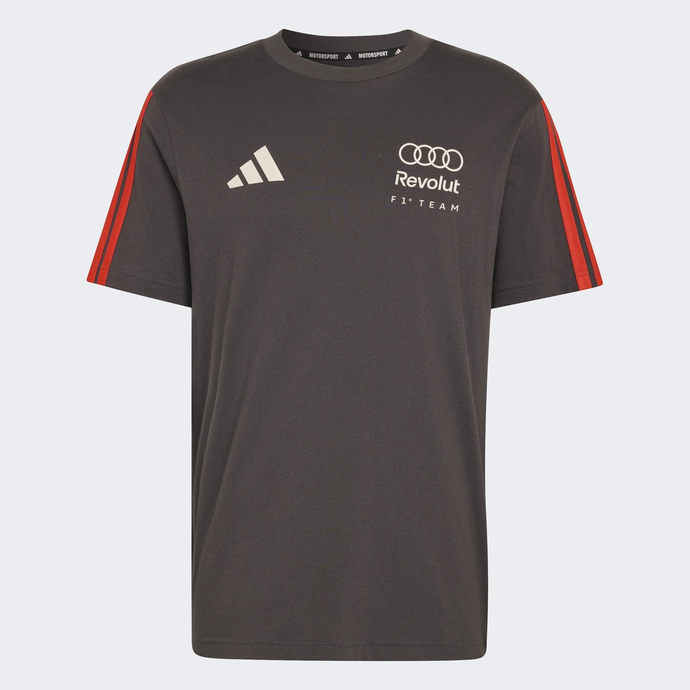 Audi Revolut F1 Team Dna Short Sleeve T-Shirt, Black