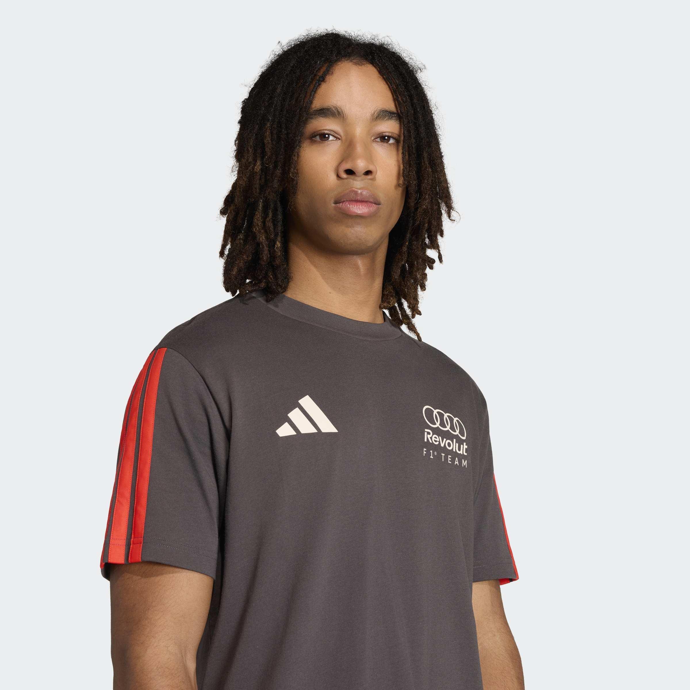 Audi Revolut F1 Team Dna Short Sleeve T-Shirt, Black, A701_ONE, large image number 3