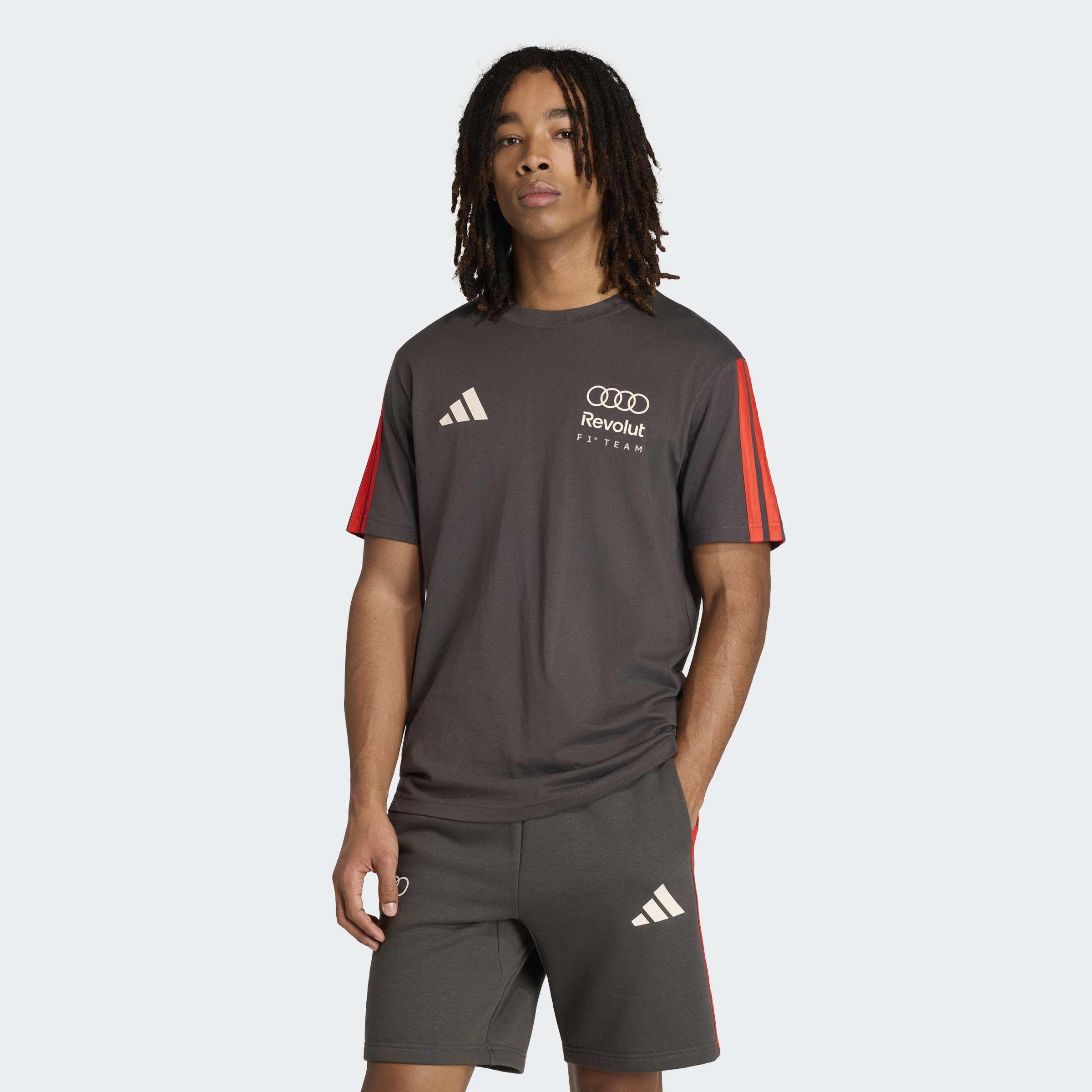 Audi Revolut F1 Team Dna Short Sleeve T-Shirt, Black, A701_ONE, large image number 4