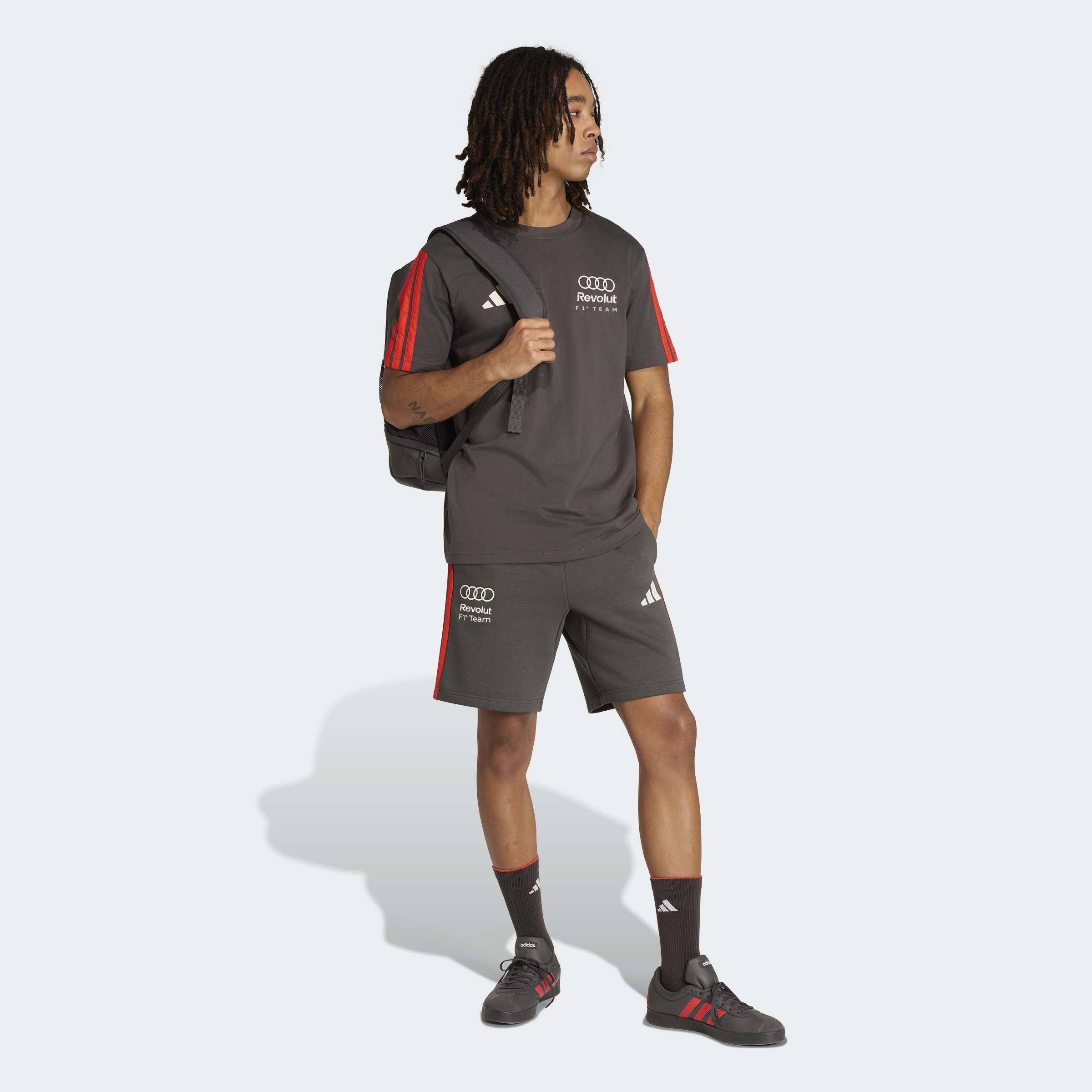 Audi Revolut F1 Team Dna Short Sleeve T-Shirt, Black, A701_ONE, large image number 6
