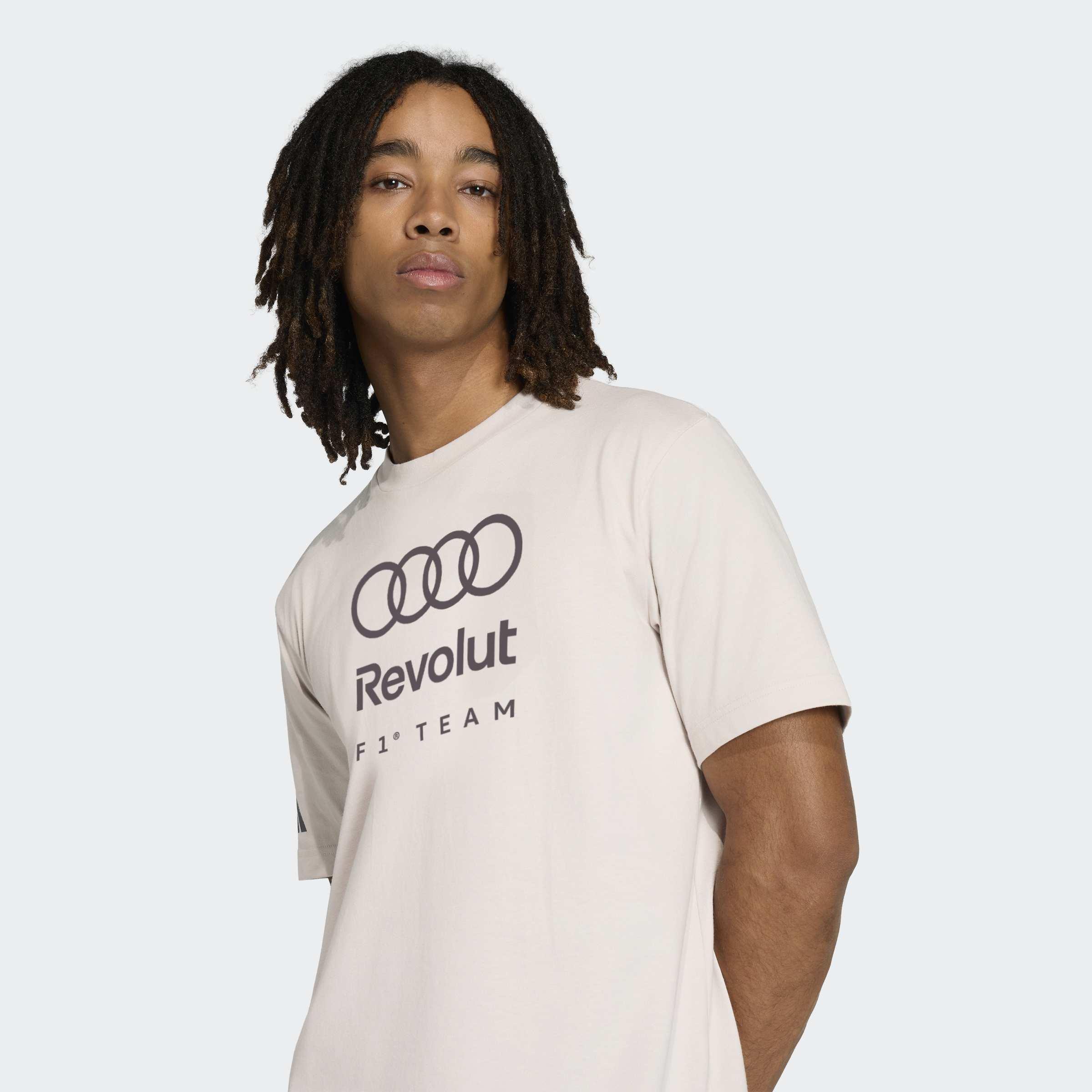 Audi Revolut F1 Team DNA Graphic T-Shirt, Grey, A701_ONE, large image number 2