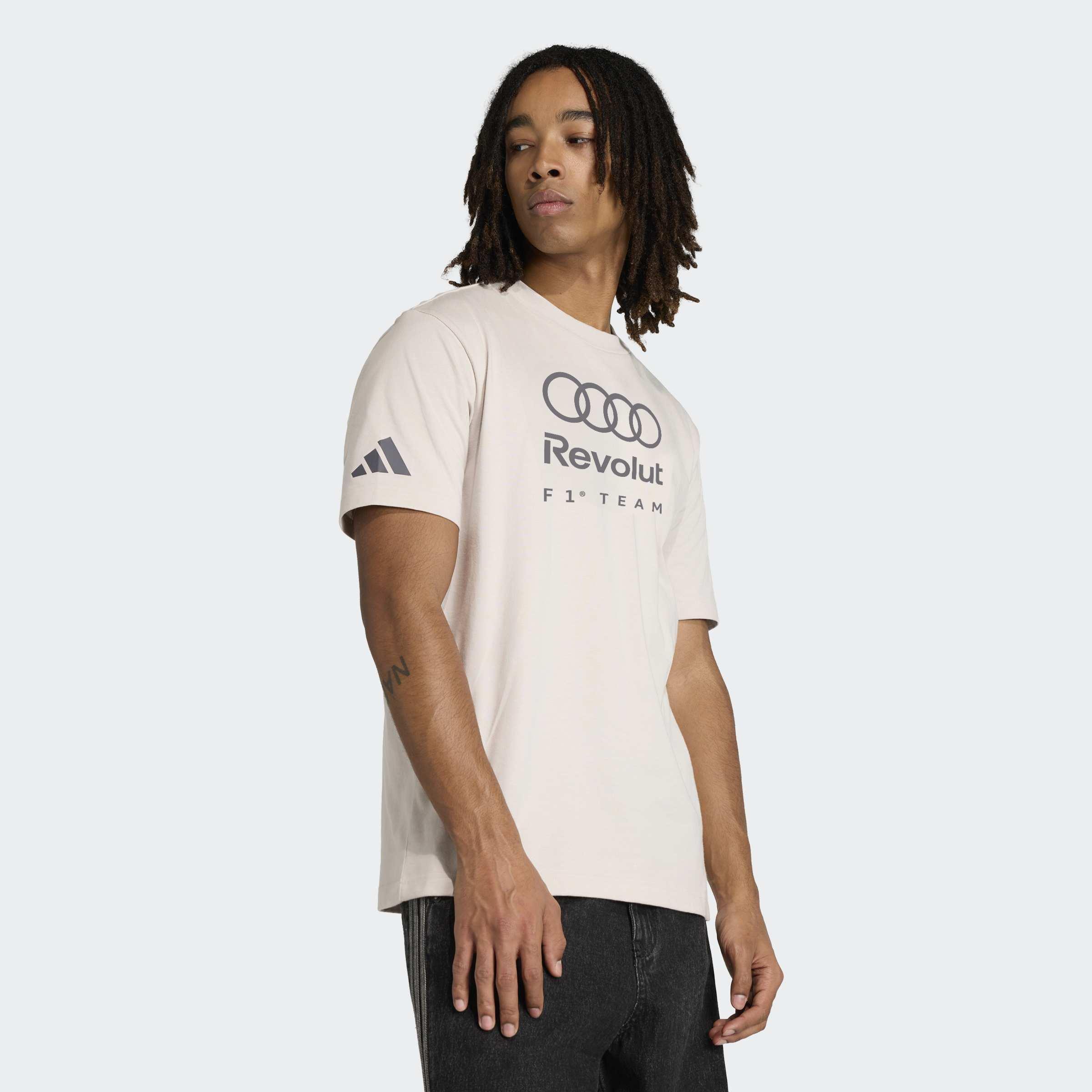 Audi Revolut F1 Team DNA Graphic T-Shirt, Grey, A701_ONE, large image number 4