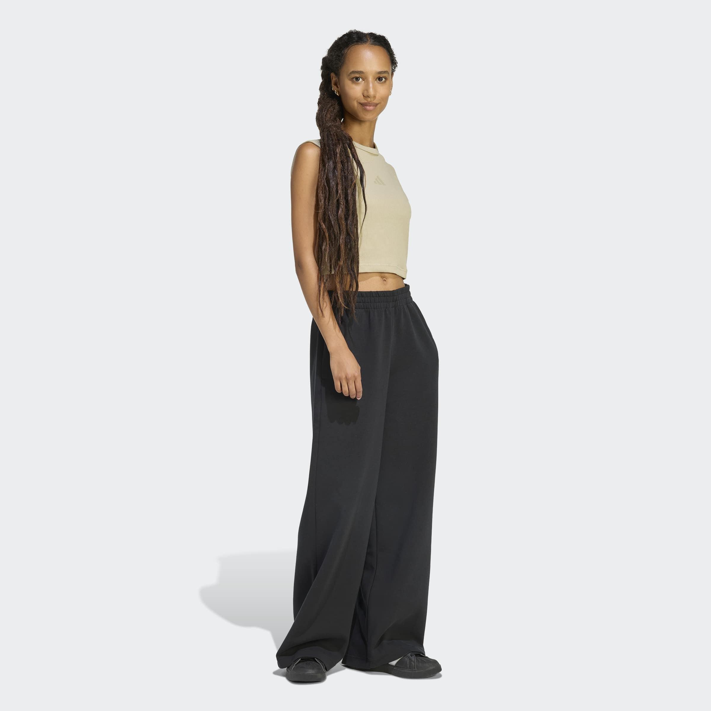 Soft Lux Straight Leg Tracksuit Bottoms, Black, A701_ONE, large image number 4