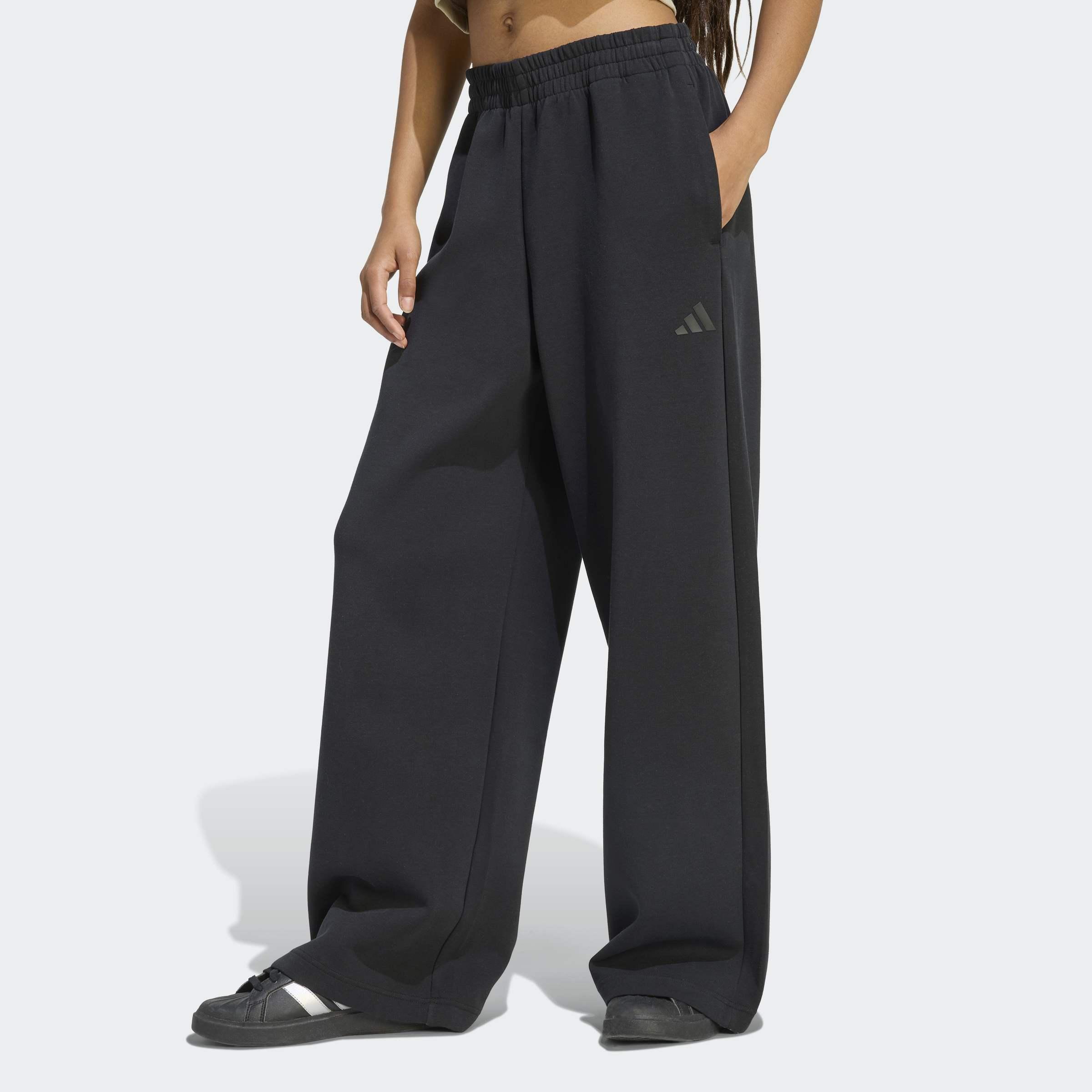 Soft Lux Straight Leg Tracksuit Bottoms, Black, A701_ONE, large image number 6