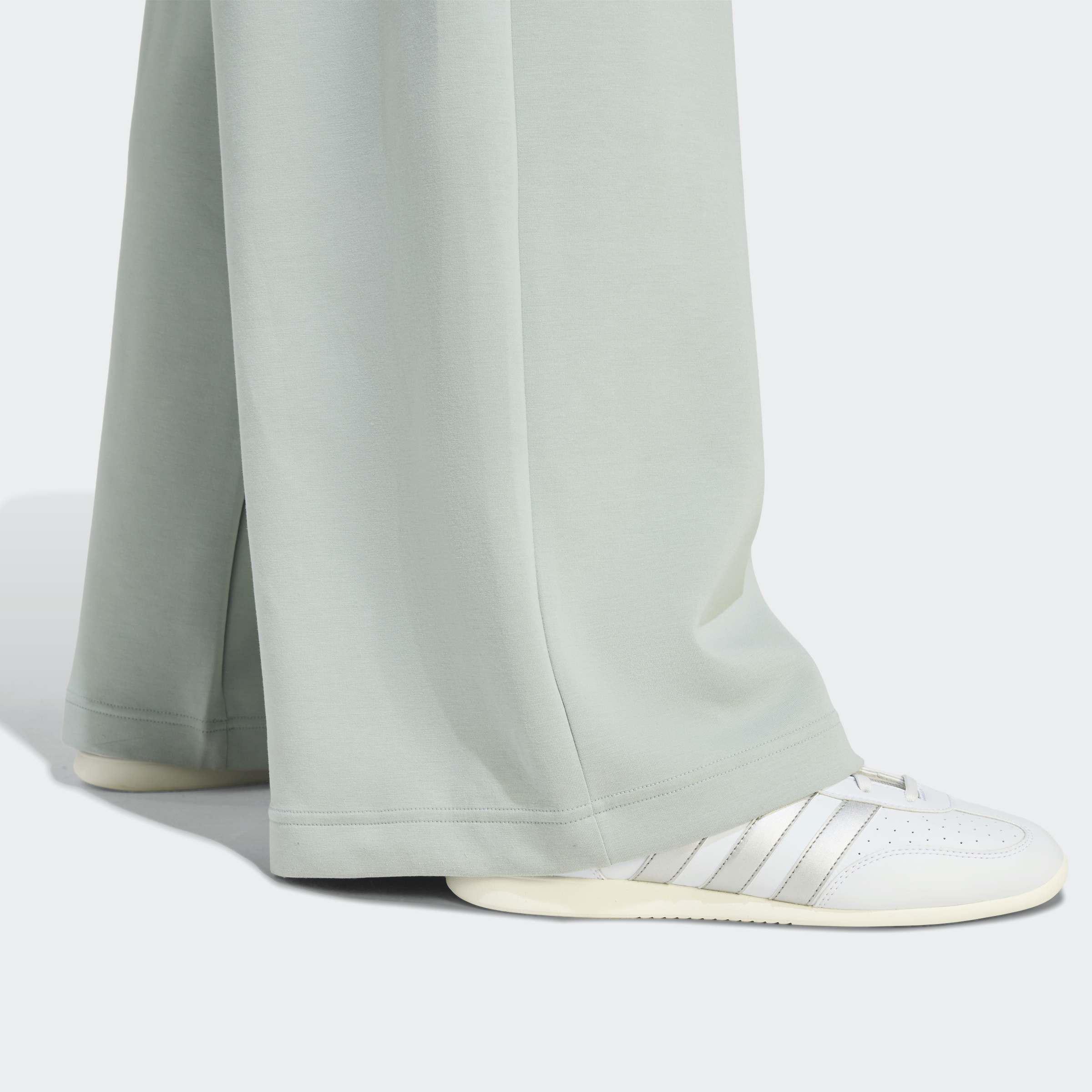 Soft Lux Straight Leg Tracksuit Bottoms, Green, A701_ONE, large image number 2