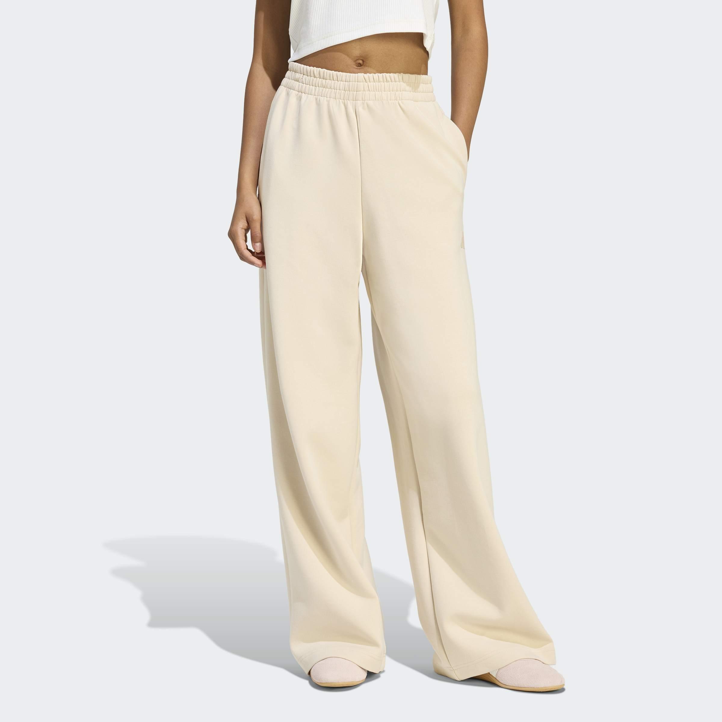 Soft Lux Straight Leg Tracksuit Bottoms, Beige, A701_ONE, large image number 4