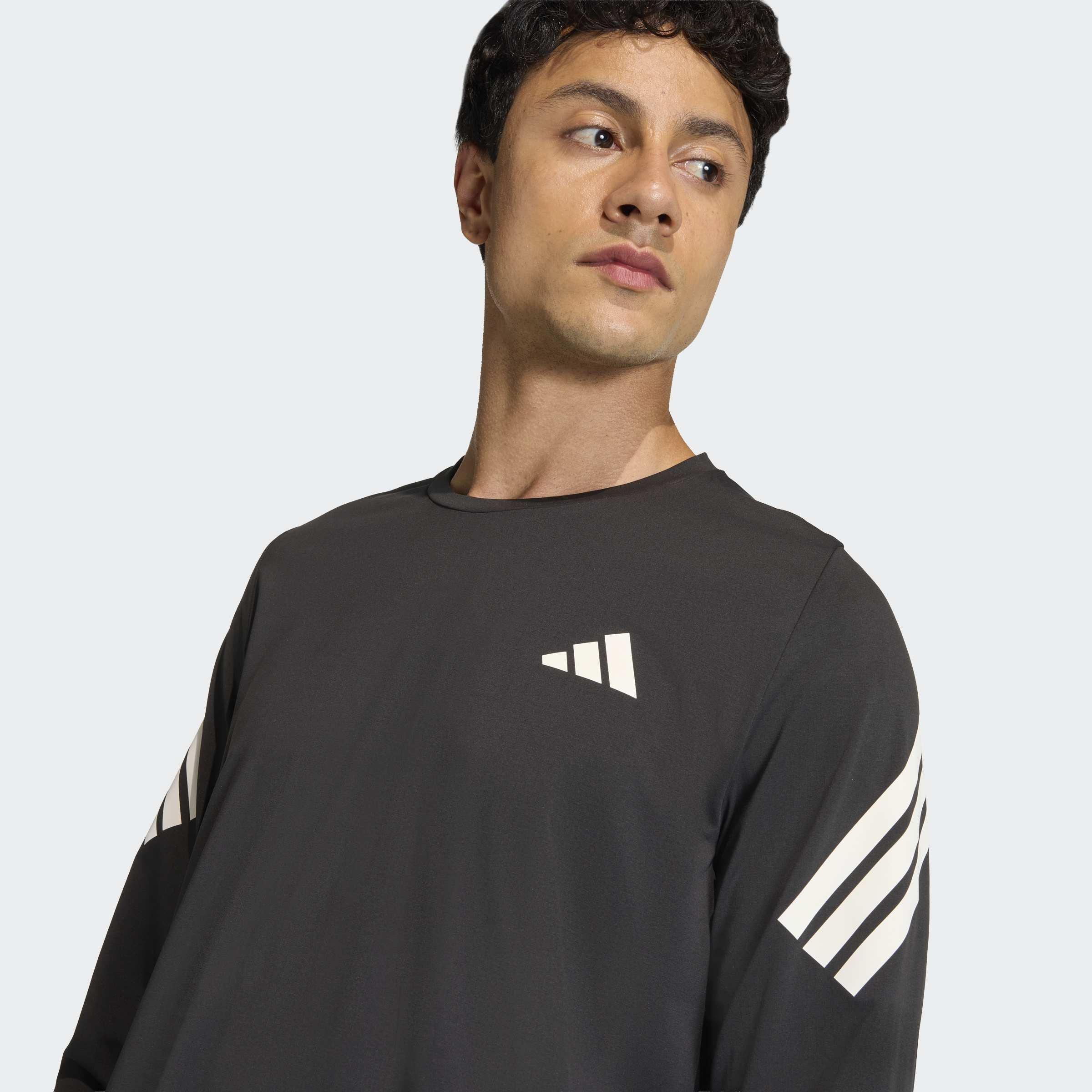 adi365 Iconic/// Running Longsleeve, Black, A701_ONE, large image number 3