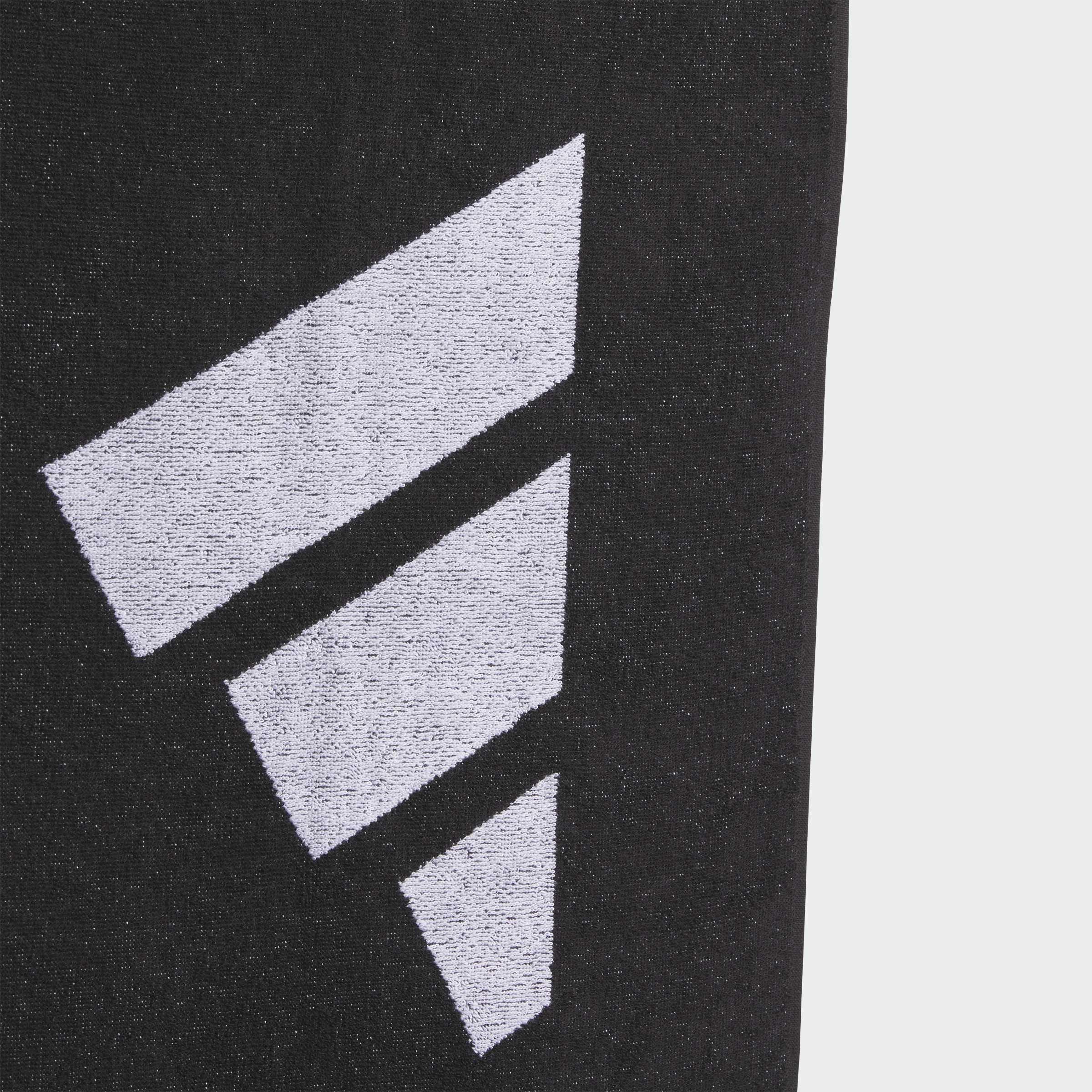 Unisex Performance Towel Small, Black, A701_ONE, large image number 2
