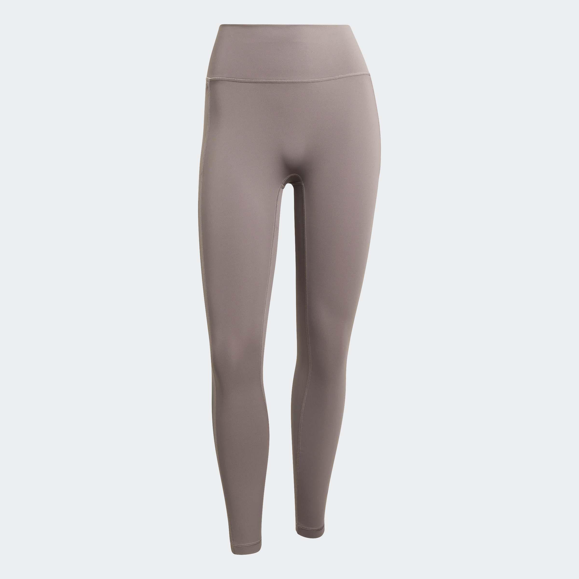 Optime Workout 3-Stripes 7/8 Leggings , Brown
