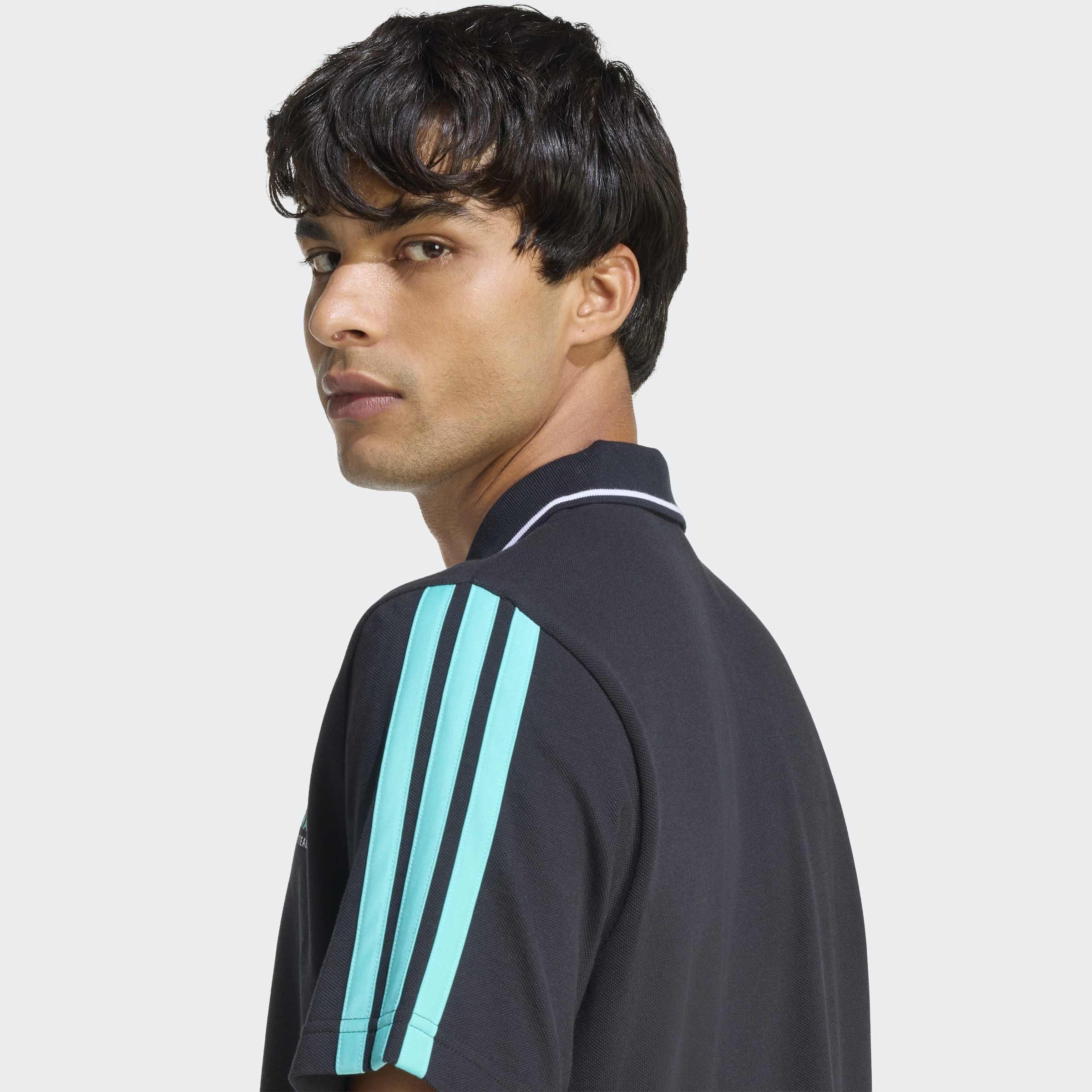 Mercedes - AMG Petronas Formula 1 Team DNA Polo Shirt, Black, A701_ONE, large image number 2