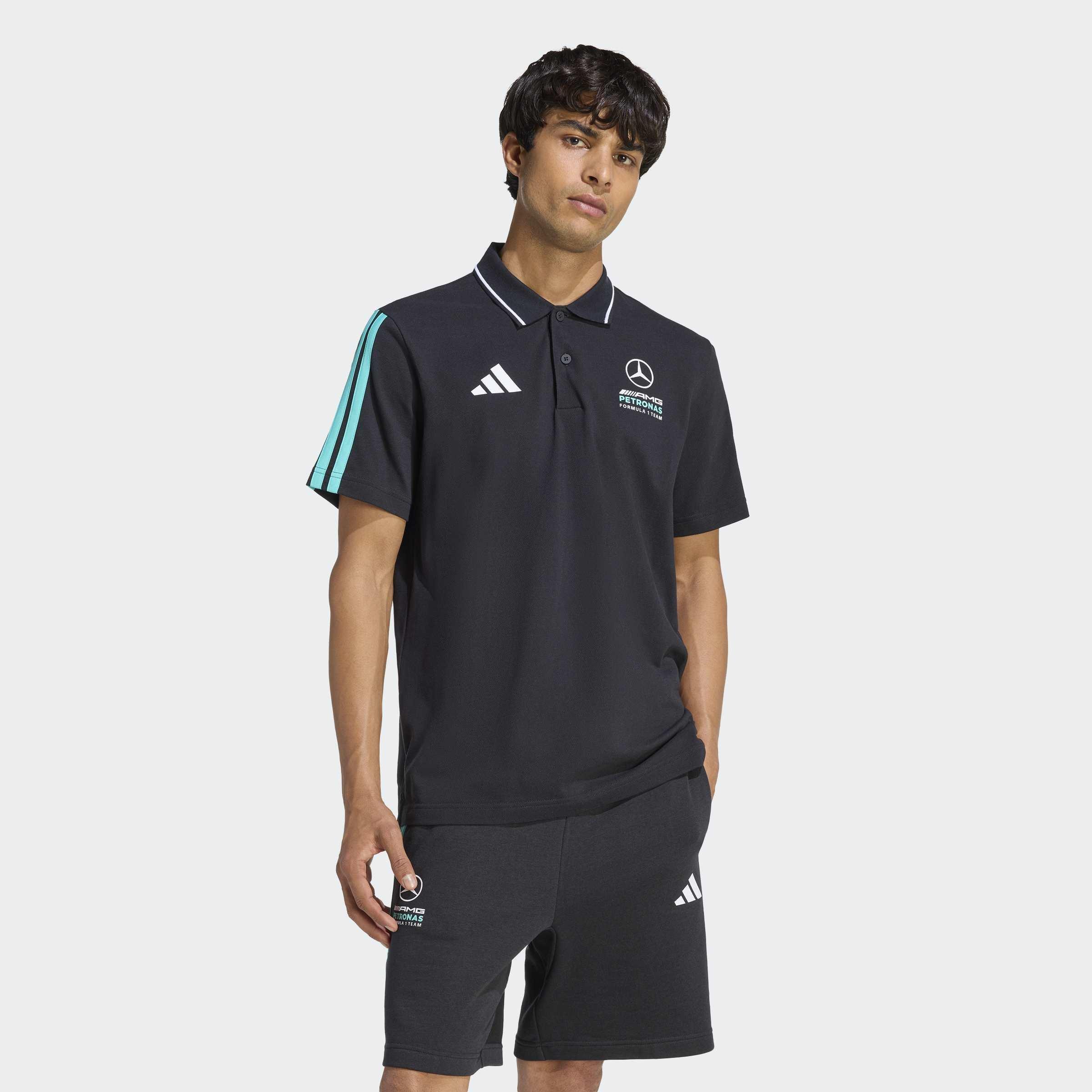 Mercedes - AMG Petronas Formula 1 Team DNA Polo Shirt, Black, A701_ONE, large image number 4