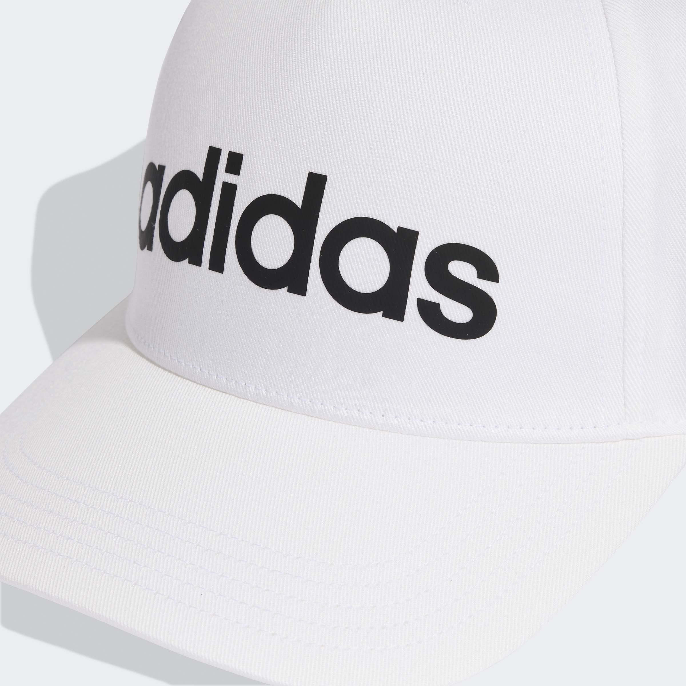 Unisex Linear Baseball Cap, White, A701_ONE, large image number 3
