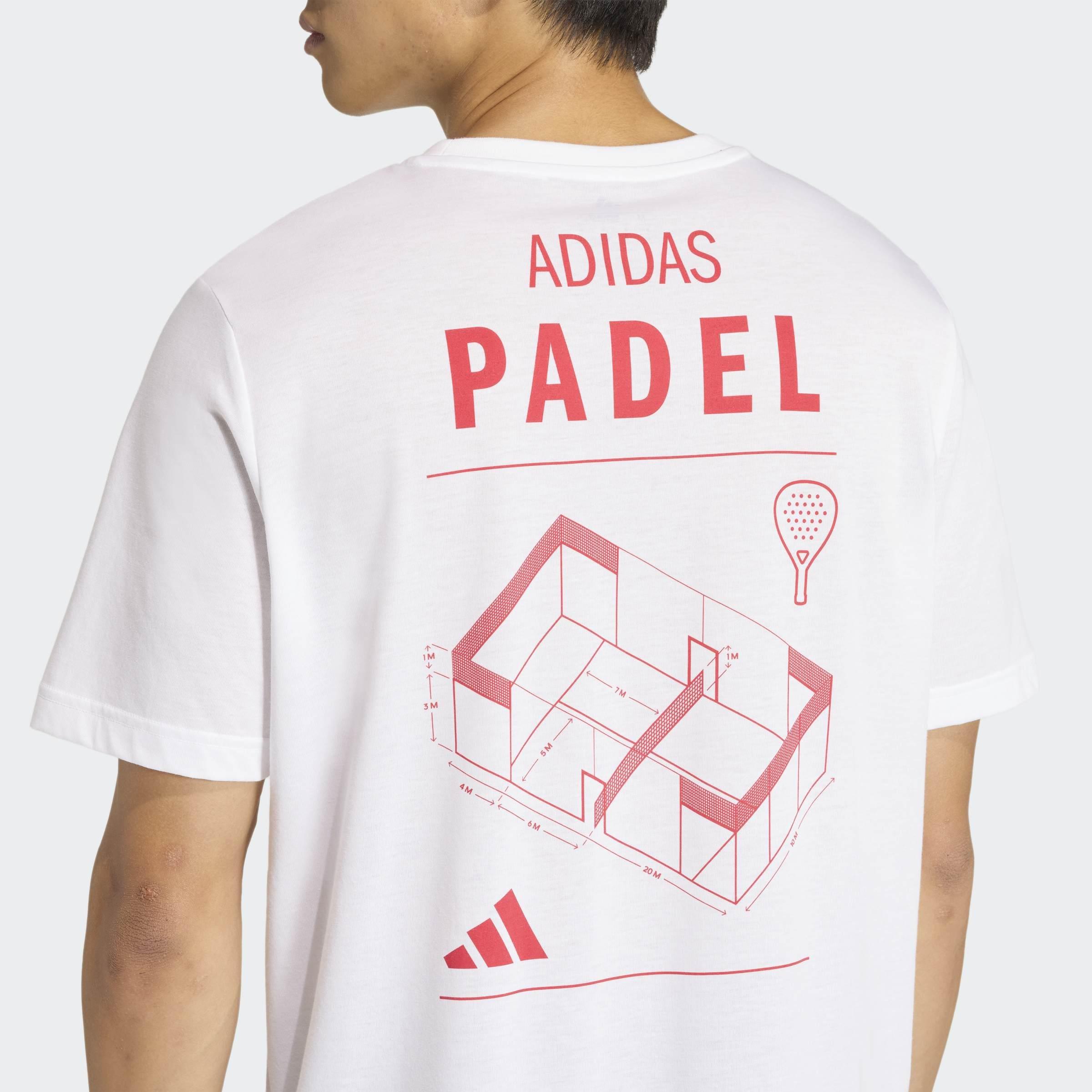 Padel Category Graphic T-Shirt, White, A701_ONE, large image number 2