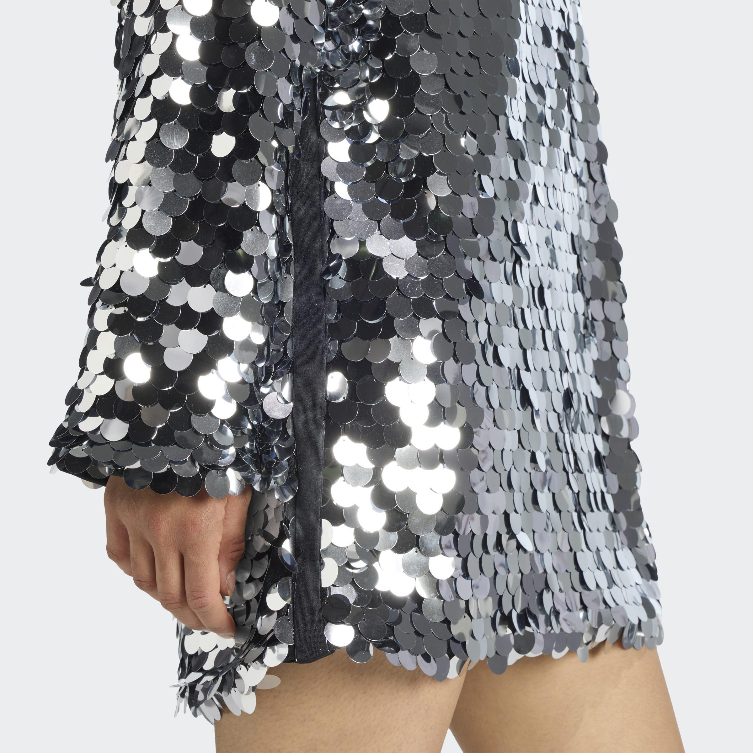 Adilenium Season 4 Teamgeist Sequins Mini Dress, Black, A701_ONE, large image number 3