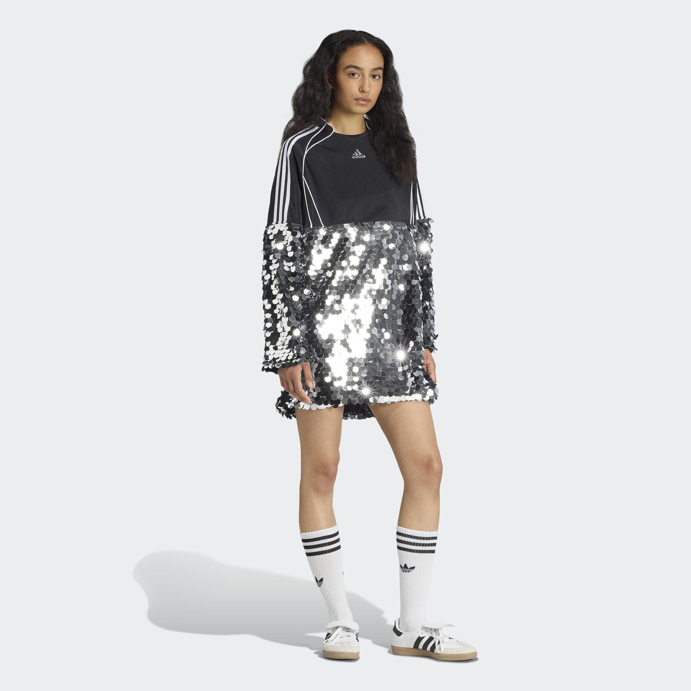 Adilenium Season 4 Teamgeist Sequins Mini Dress, Black, A701_ONE, large image number 4