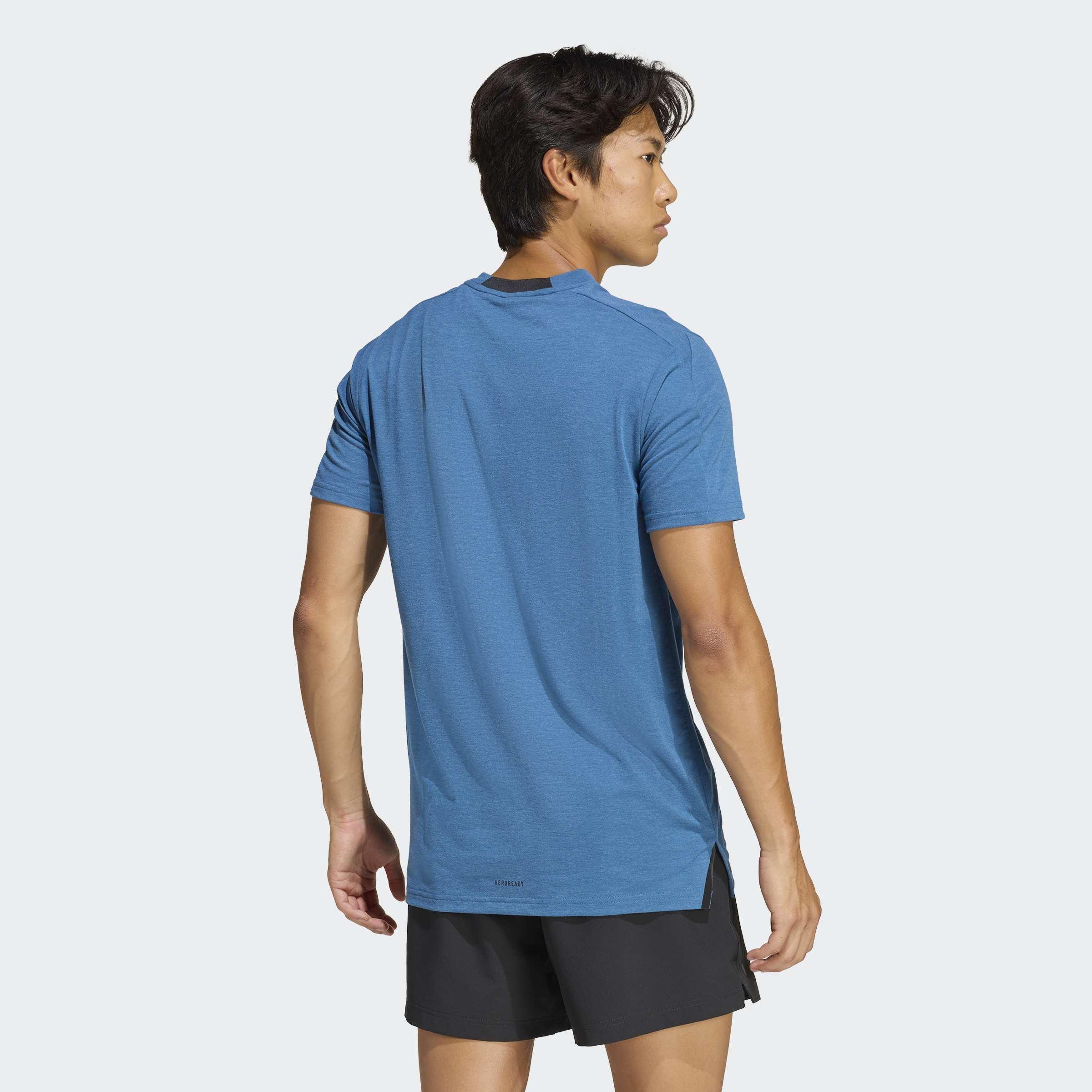 Designed For Training Workout T-Shirt, Blue, A701_ONE, large image number 1