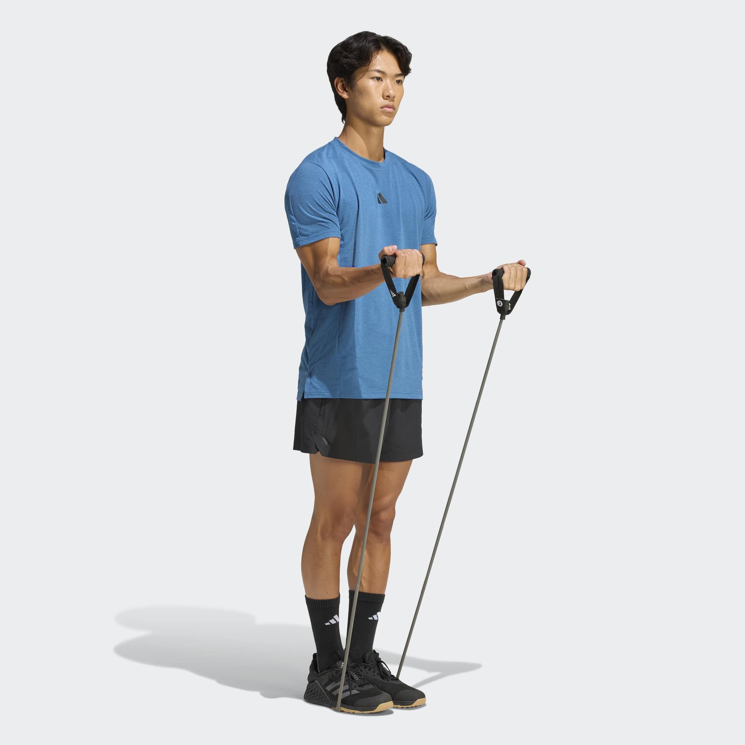 Designed For Training Workout T-Shirt, Blue, A701_ONE, large image number 4