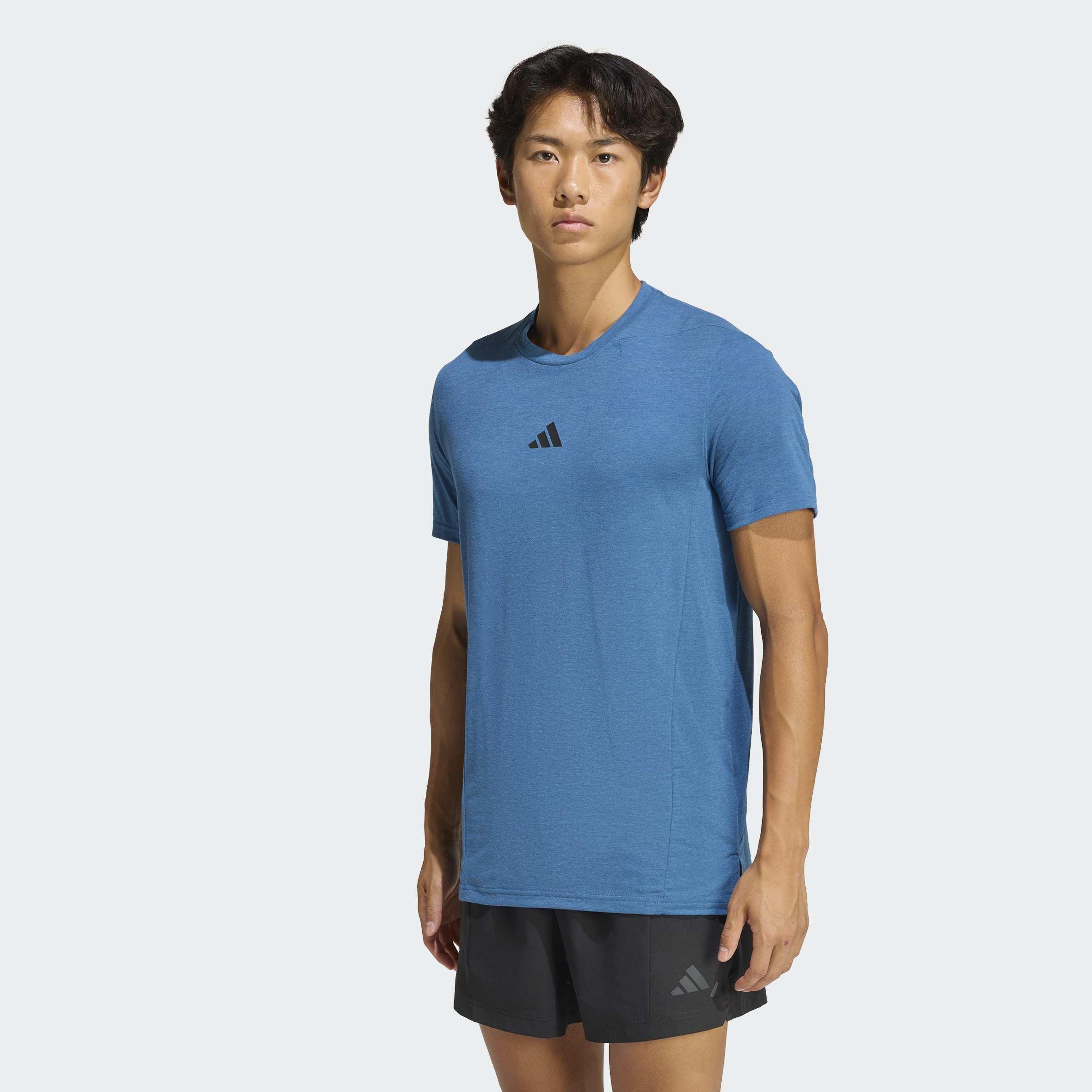 Designed For Training Workout T-Shirt, Blue, A701_ONE, large image number 5