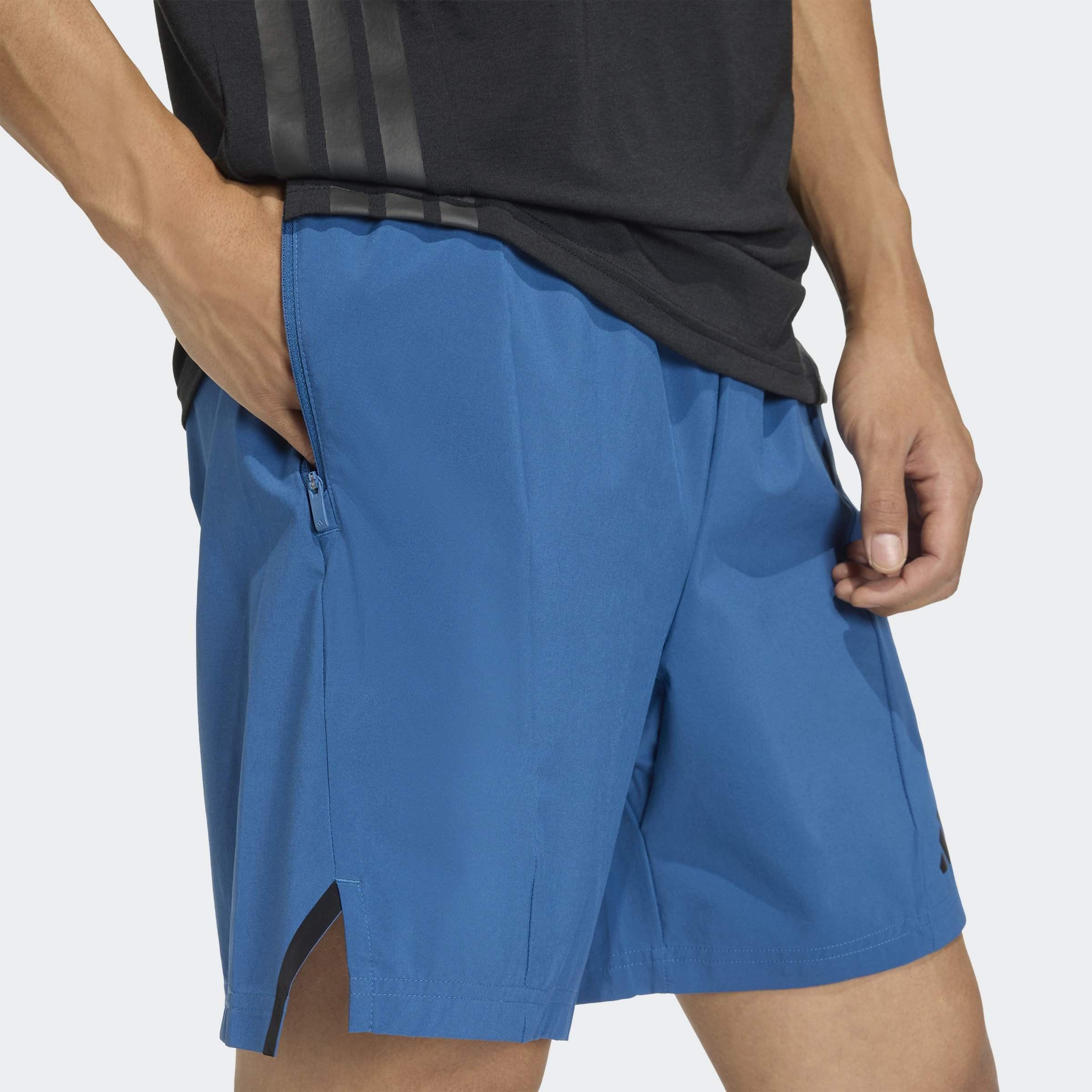Designed For Training Workout Shorts, Blue, A701_ONE, large image number 3