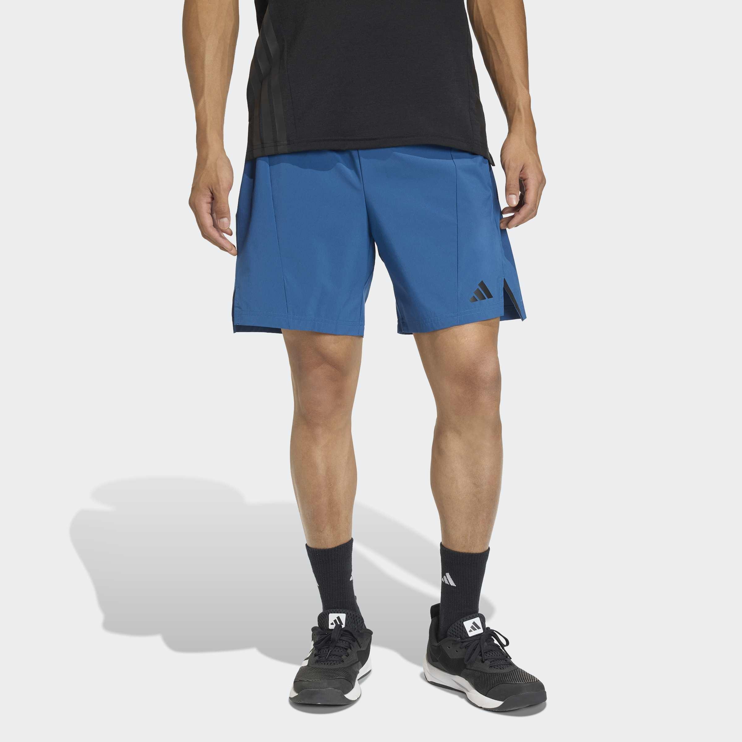 Designed For Training Workout Shorts, Blue, A701_ONE, large image number 4