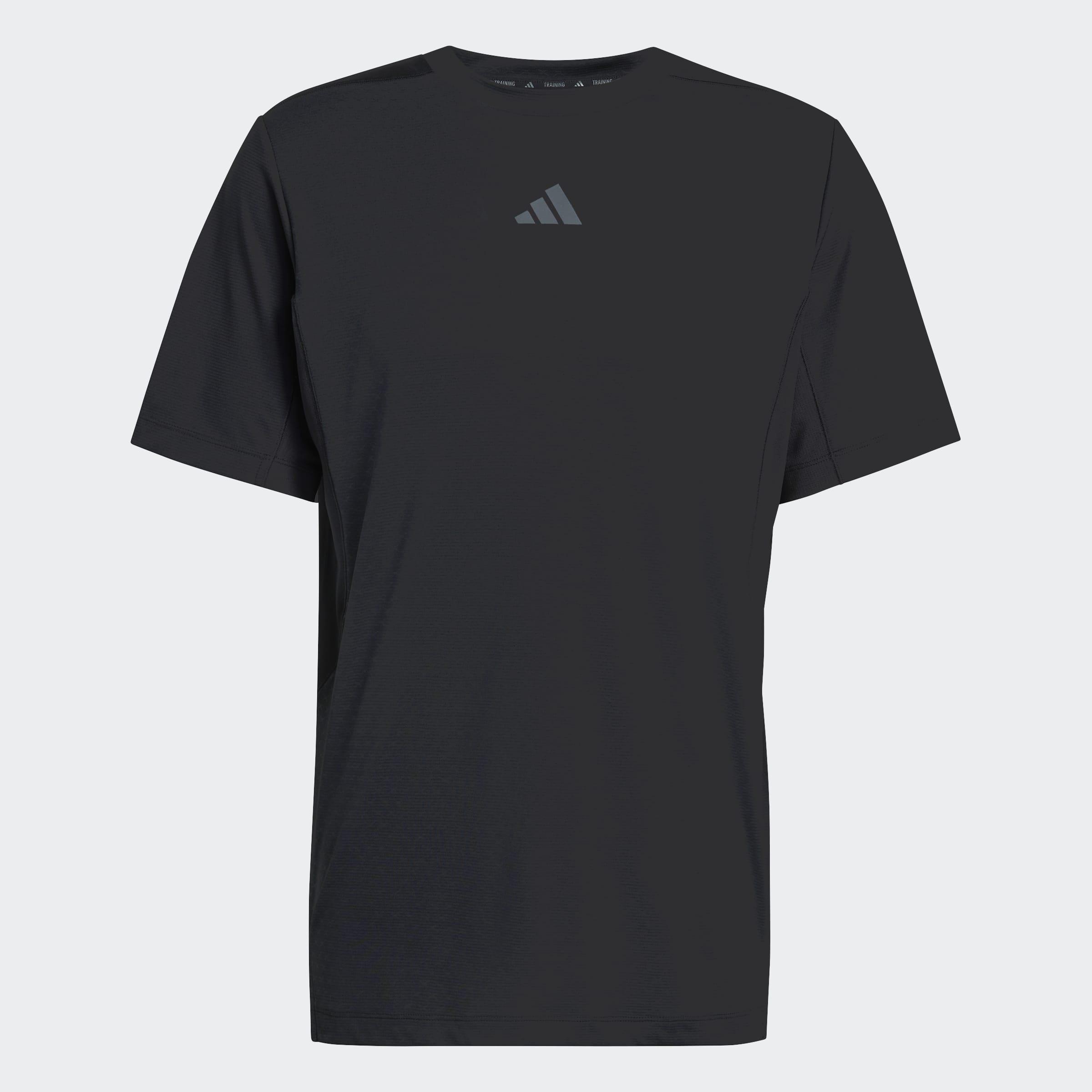D4T Primelift 3 Stripes T-Shirt, Black, A701_ONE, large image number 0