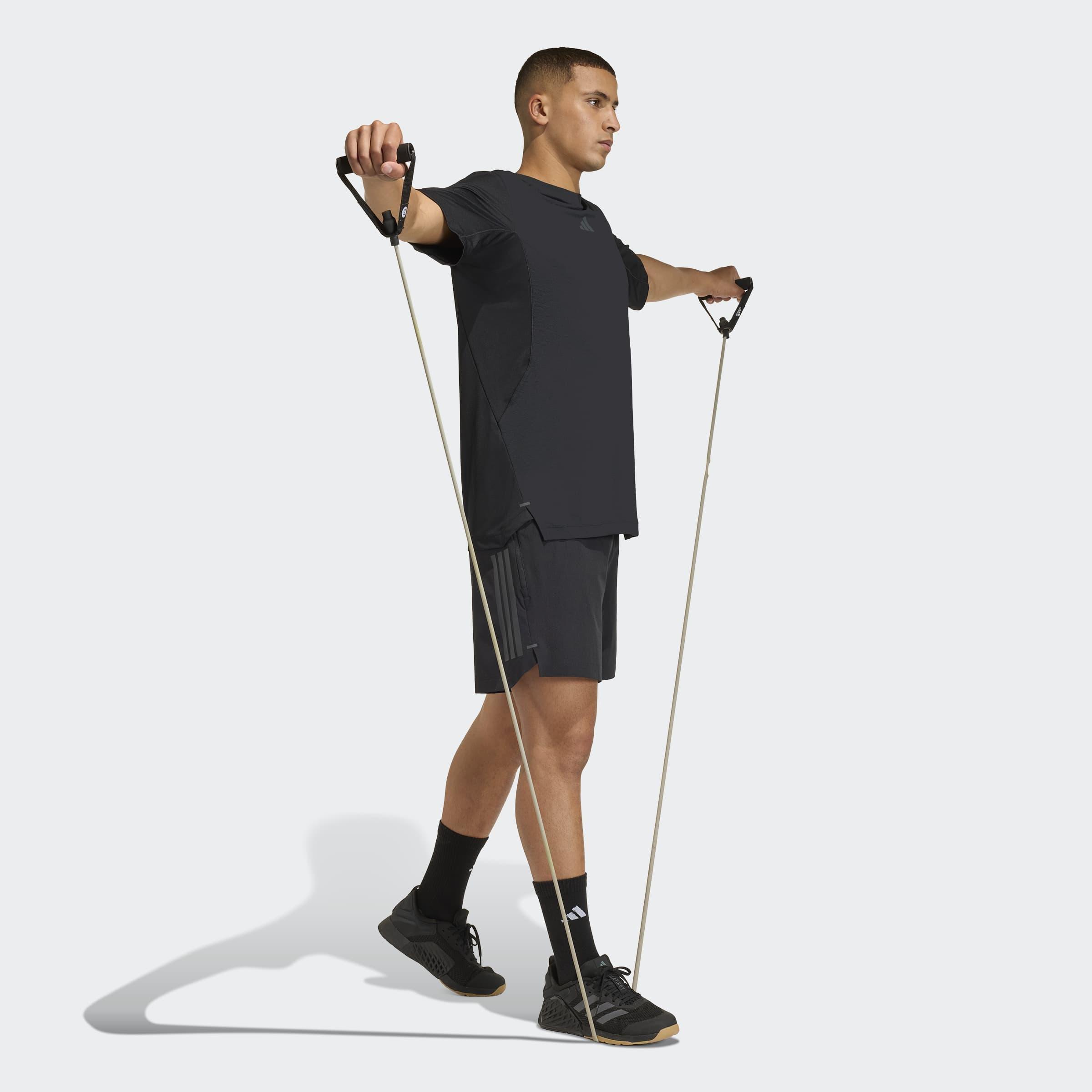 D4T Primelift 3 Stripes T-Shirt, Black, A701_ONE, large image number 6