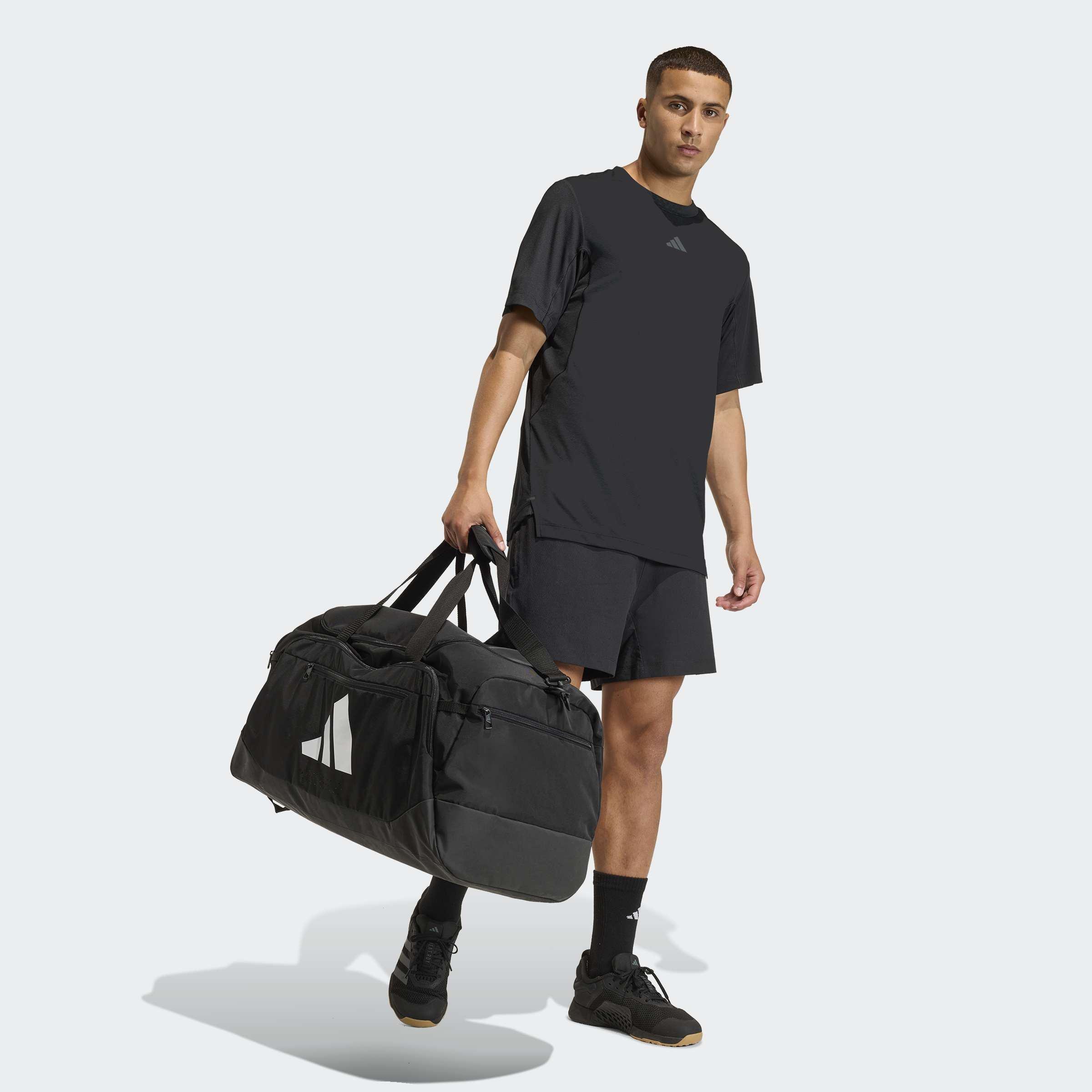 D4T Primelift 3 Stripes T-Shirt, Black, A701_ONE, large image number 7