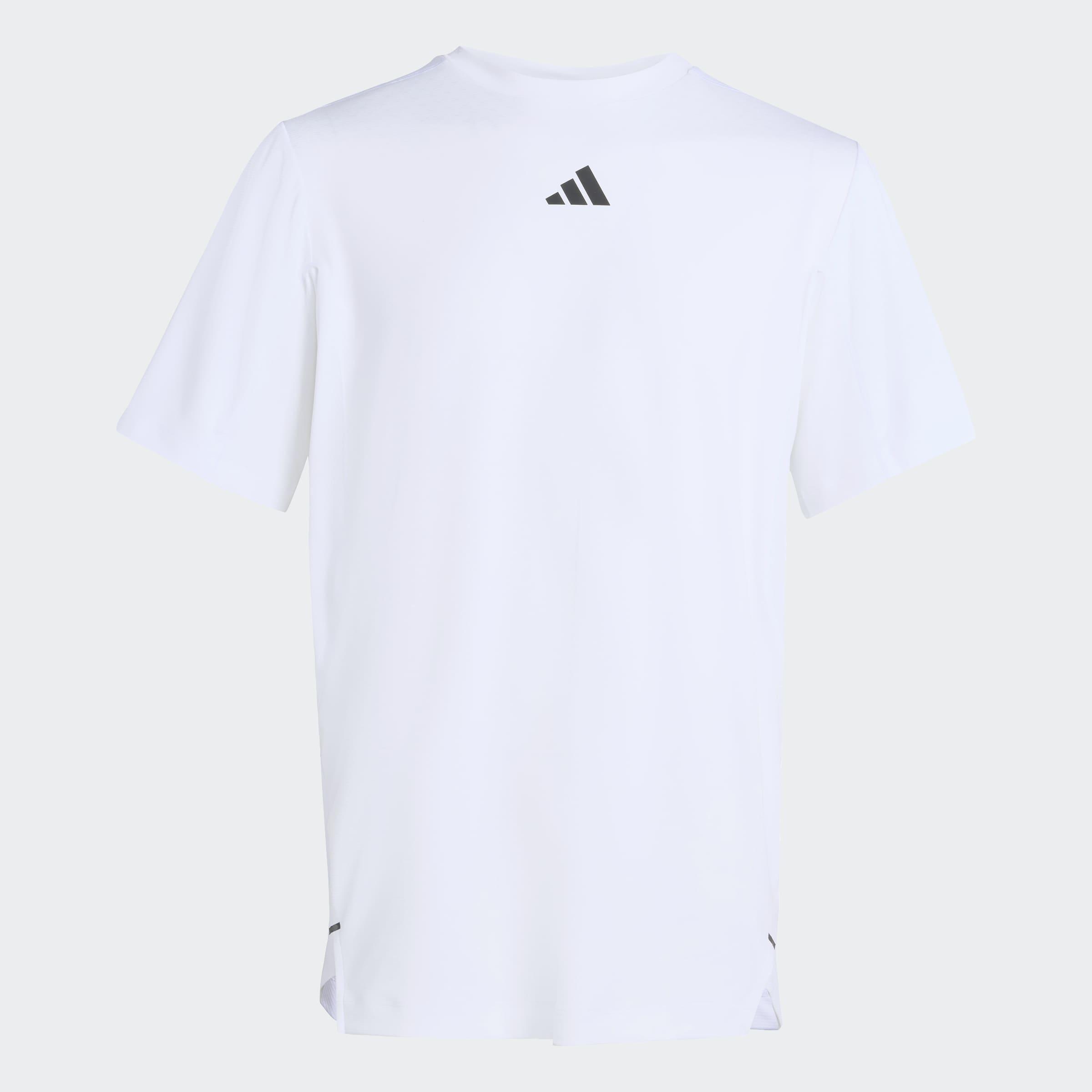 D4T Primelift 3 Stripes T-Shirt, White